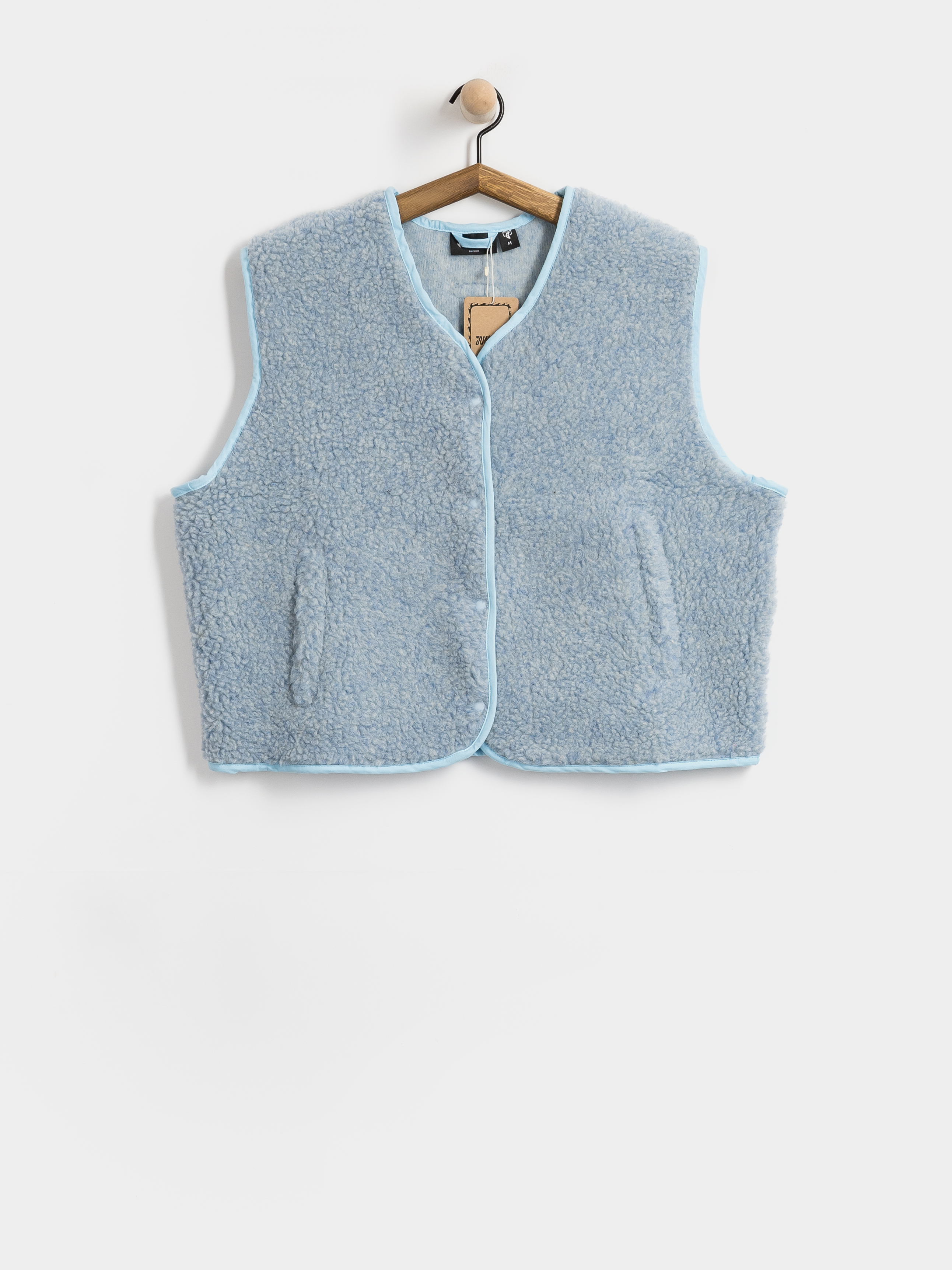 Vestă Jungmob Merino Boxy Wmn (cloudy mist)