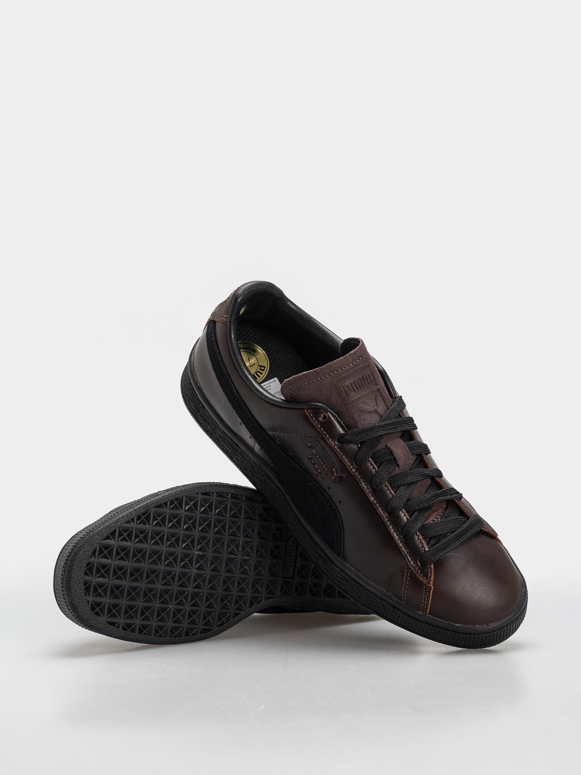 Pantofi Puma Suede Dressed (leather brown/puma black)