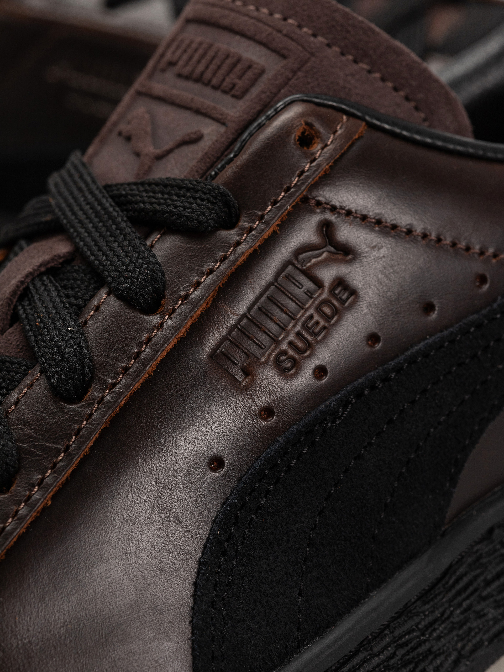 Pantofi Puma Suede Dressed (leather brown/puma black)