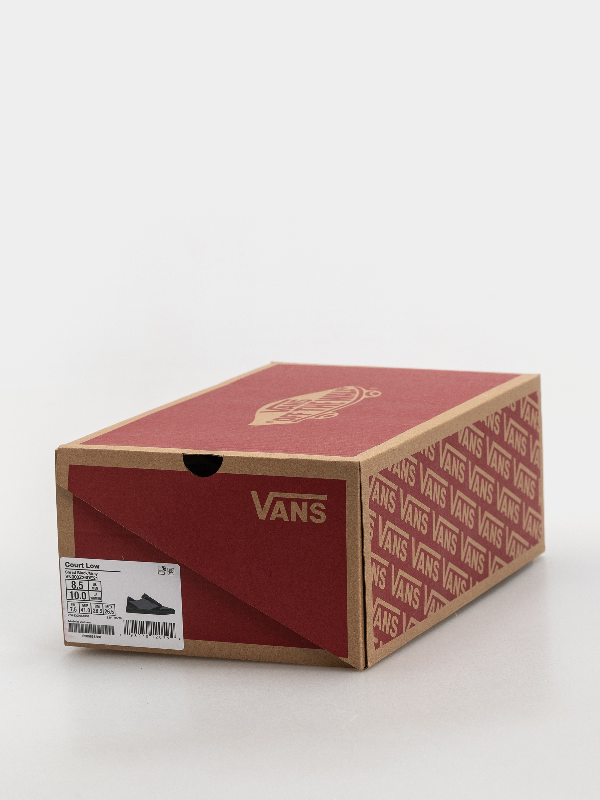 Pantofi Vans Court Low (black/gray)