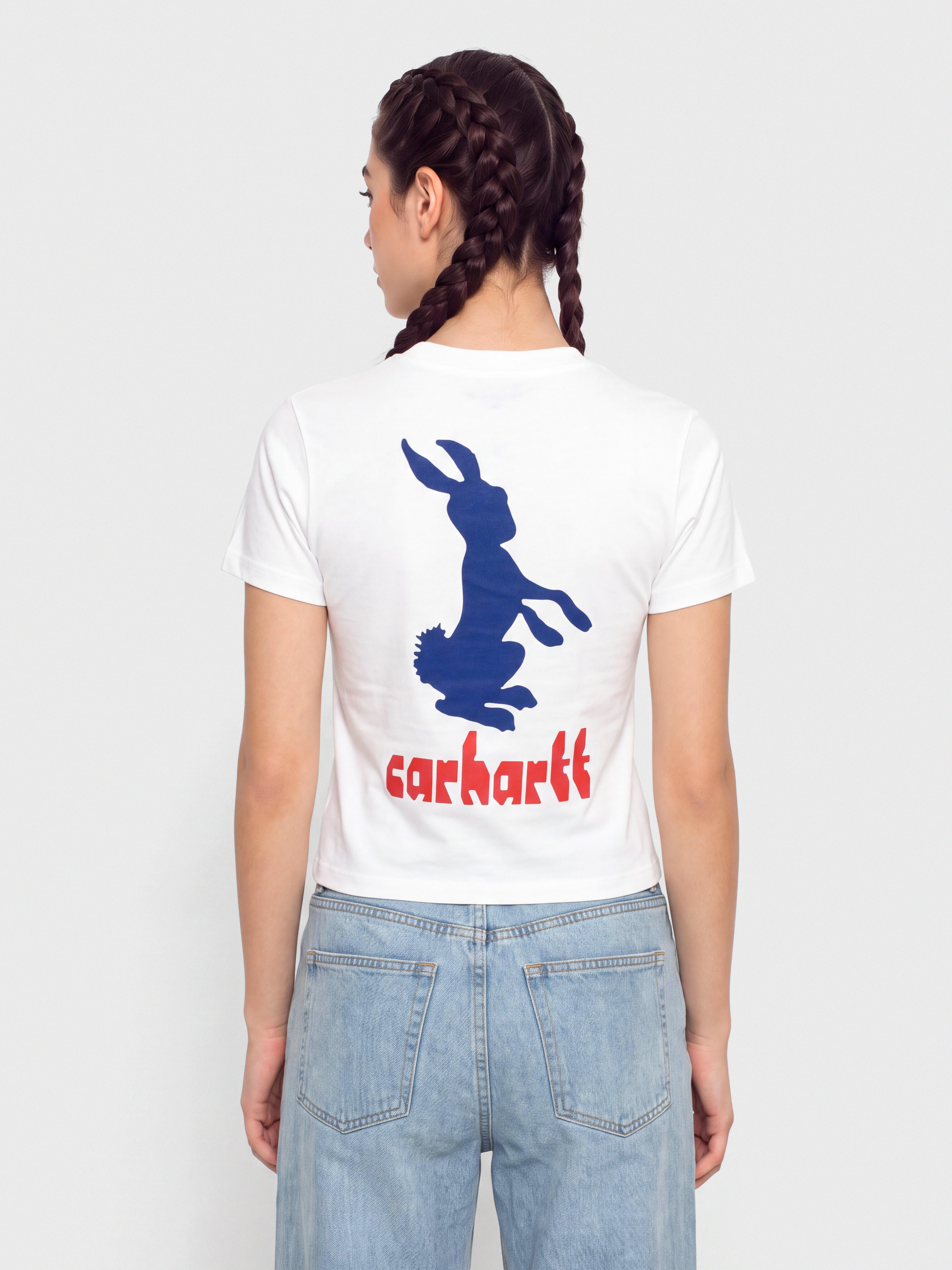 Tricou Carhartt WIP Framework Wmn (white)