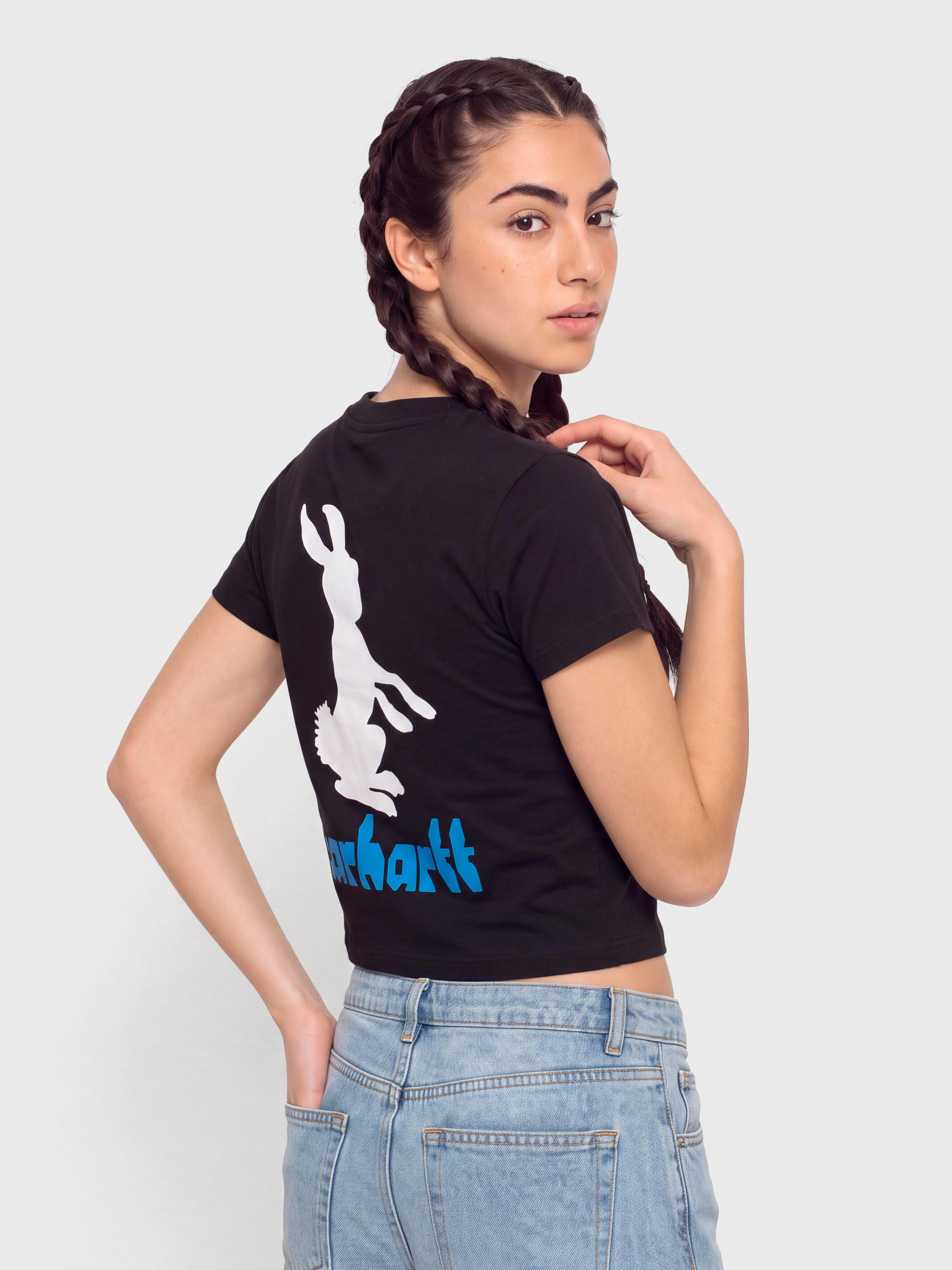 Tricou Carhartt WIP Framework Wmn (black)