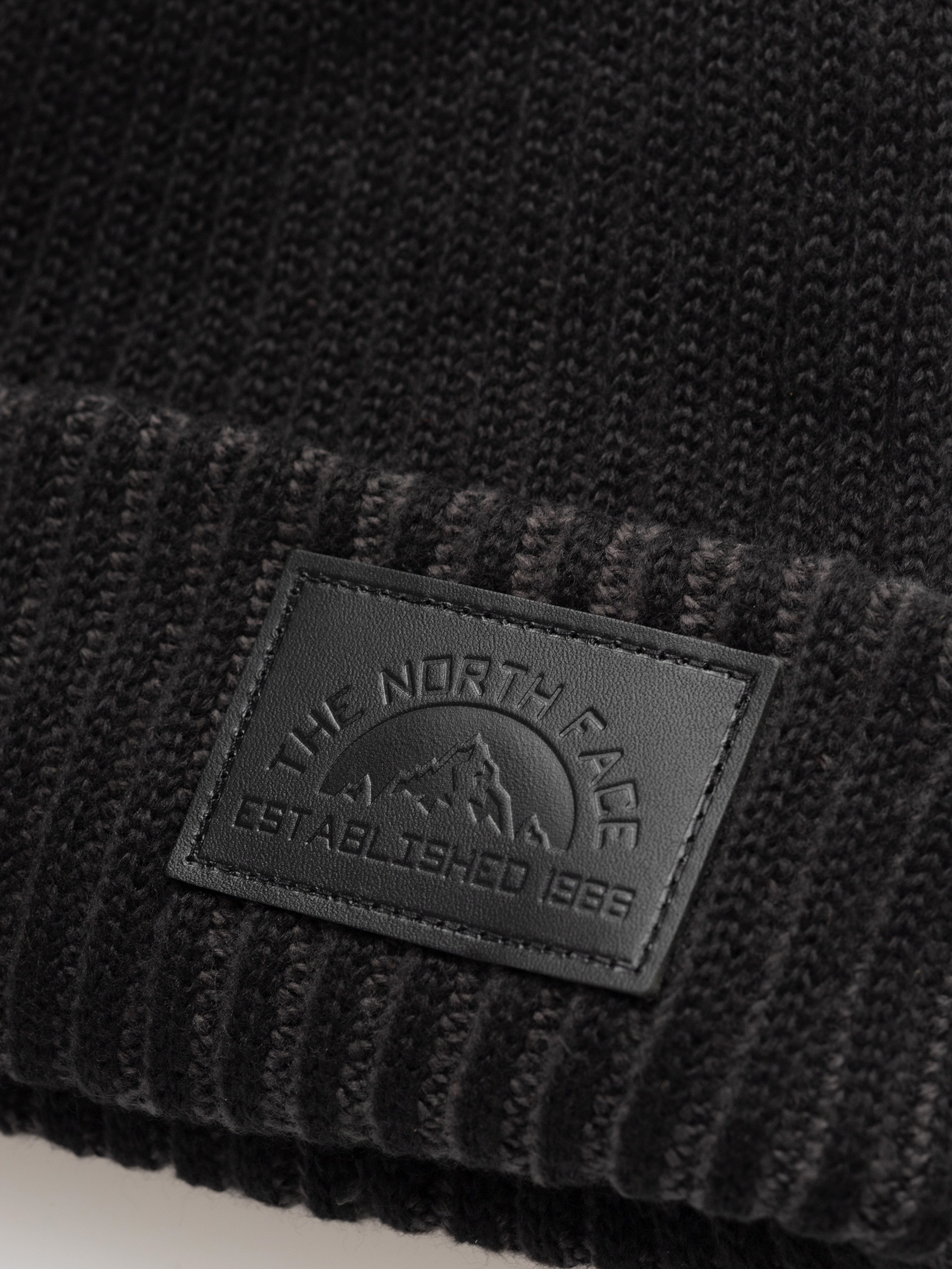 Căciulă The North Face Salty Lined Se (tnf black/leather patch)