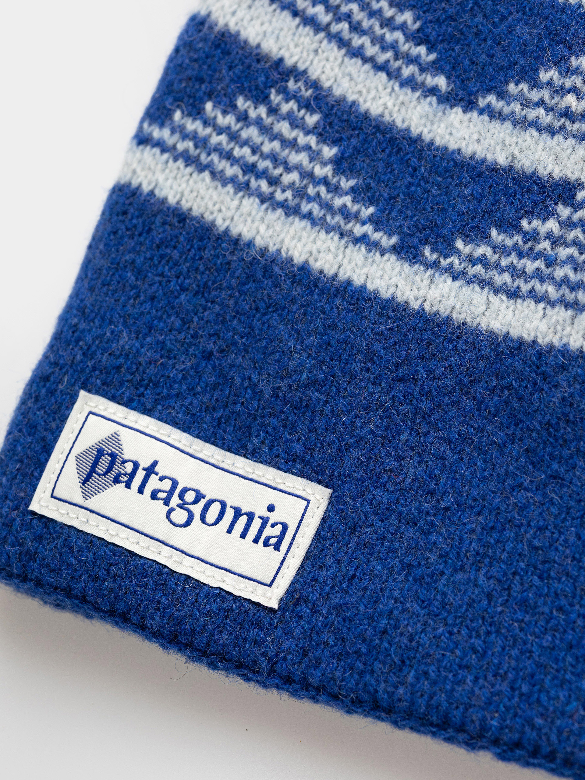 Căciulă Patagonia Cinder (hut tripper stripe cobalt blue)