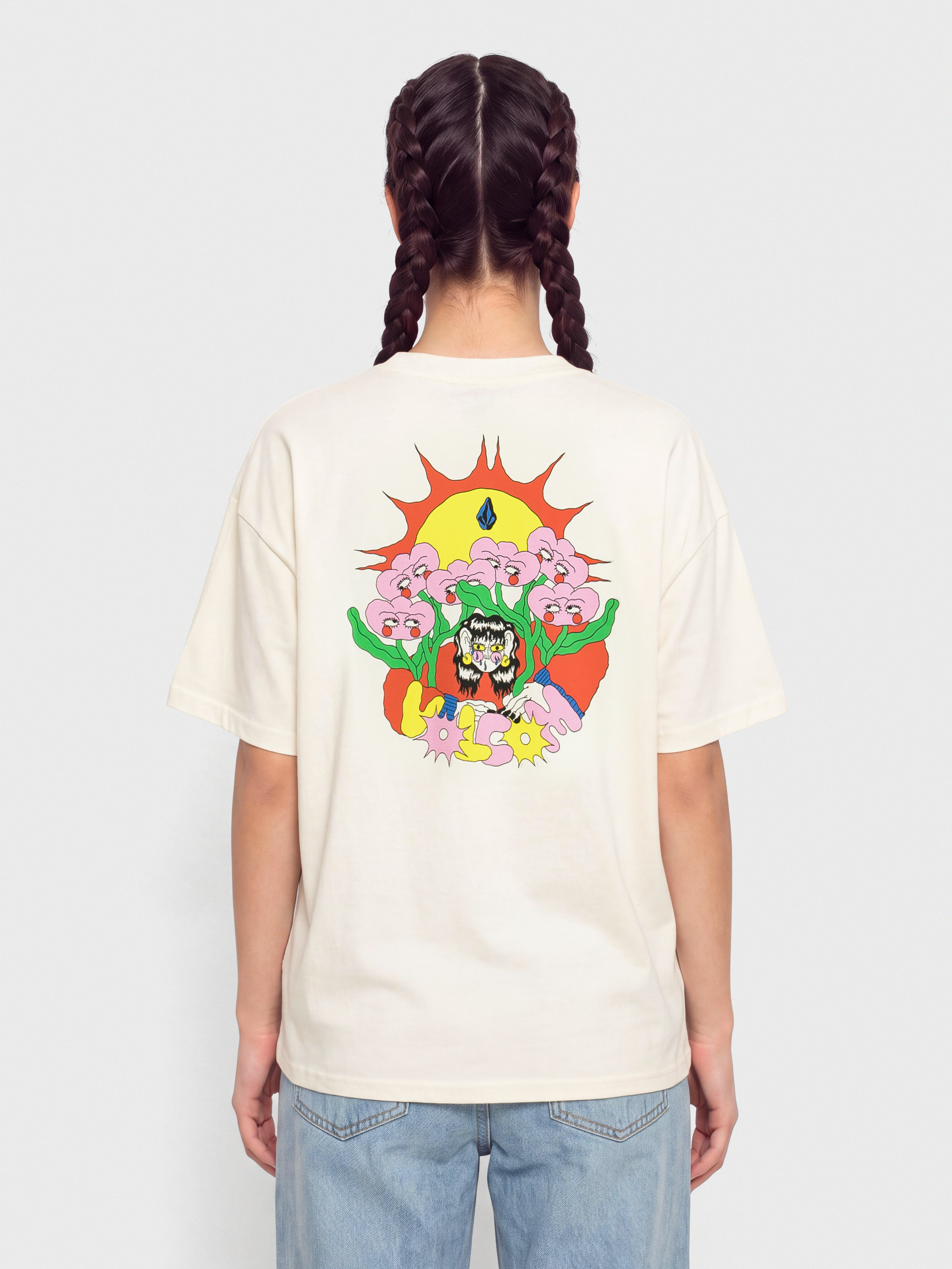 Tricou Volcom Voltrip Wmn (off white)