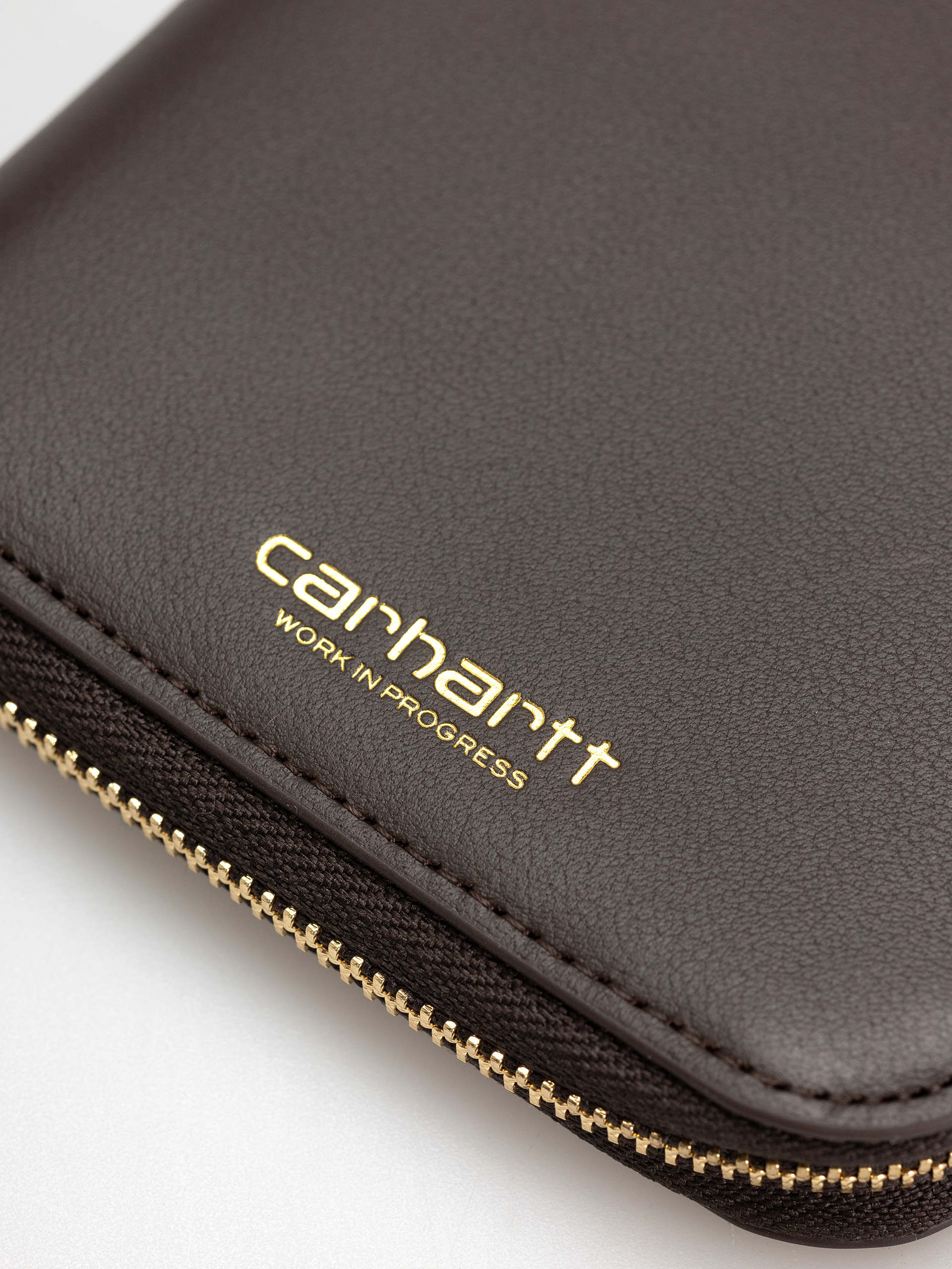 Portofel Carhartt WIP Leather (tobacco/gold)