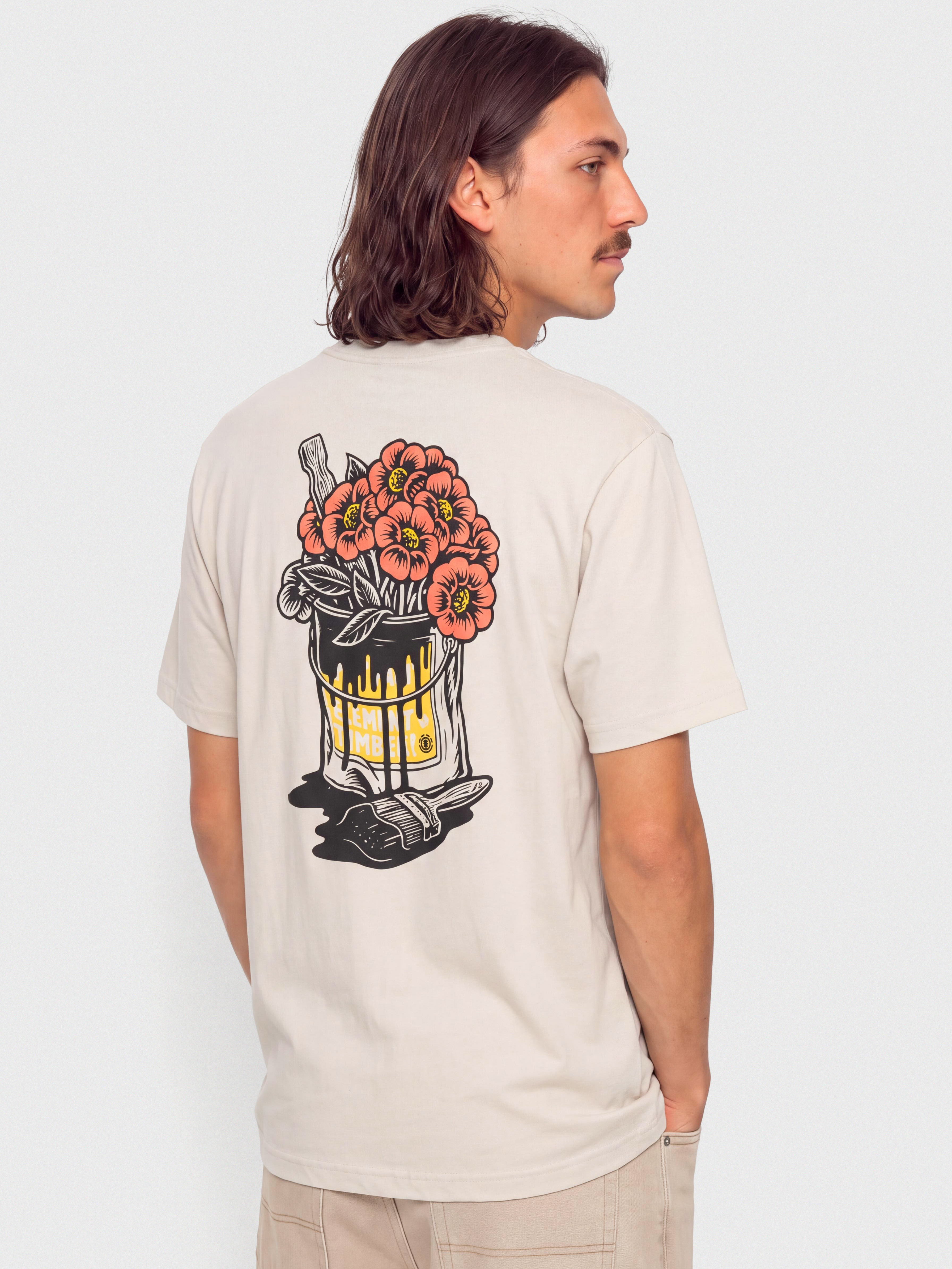 Tricou Element Timber Flower Pot (oat milk)