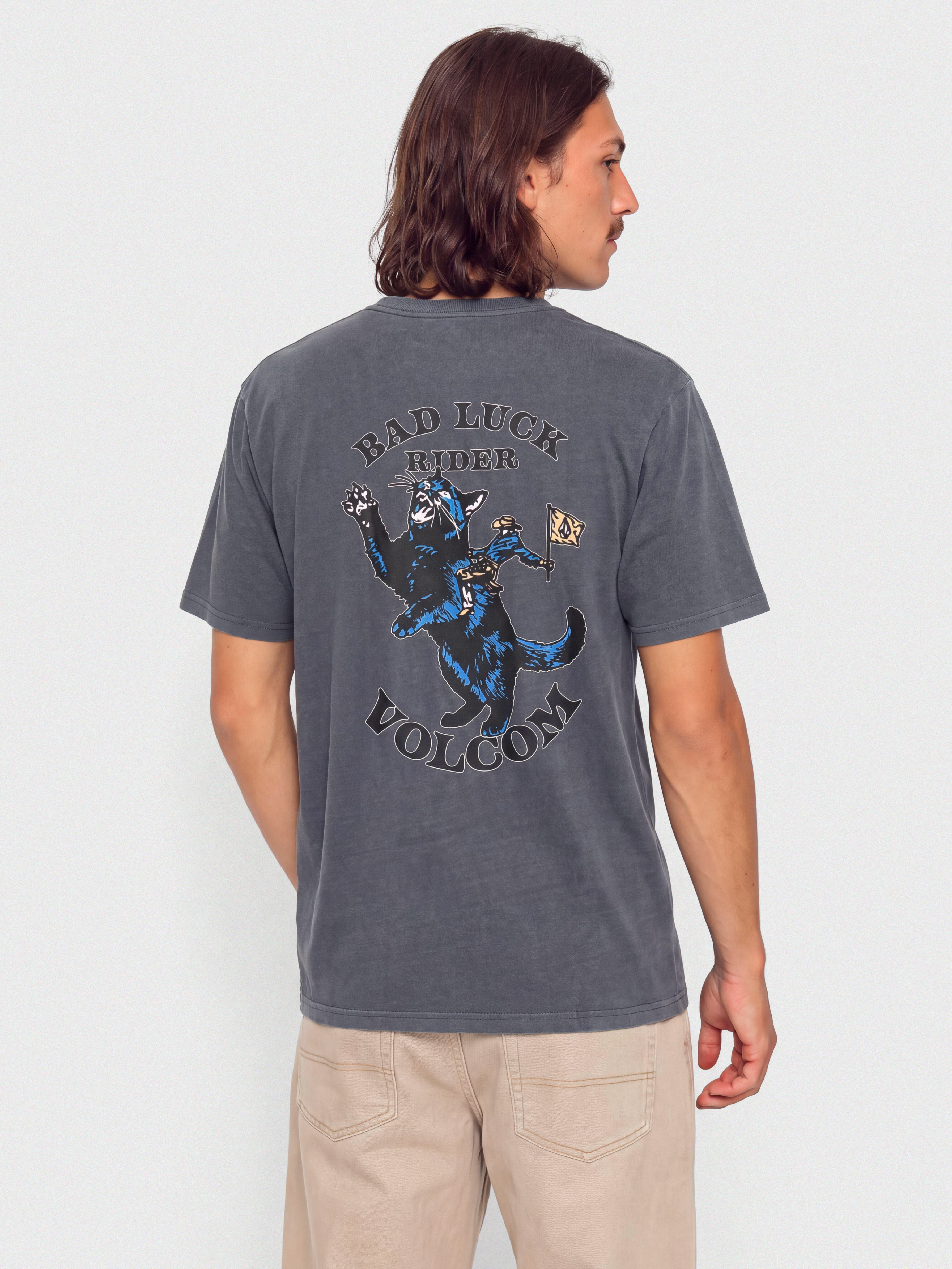 Tricou Volcom Bad Luck (storm blue)