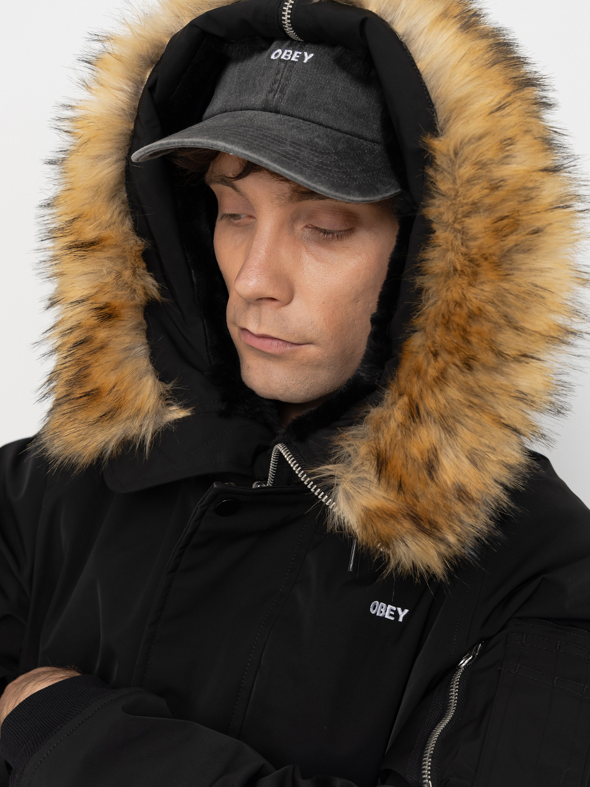 Geacă OBEY N-2B (black)