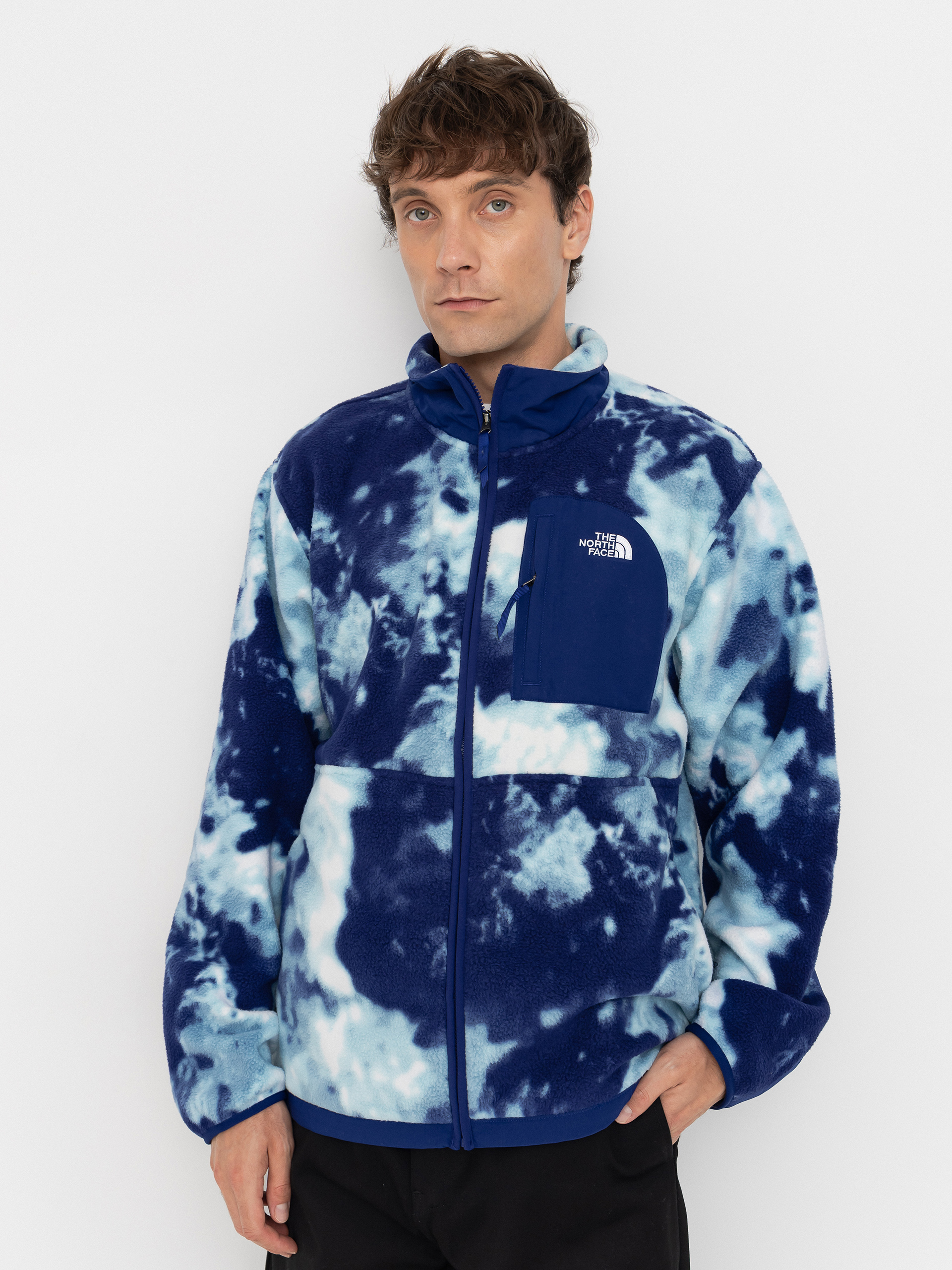 Hanorac din fleece The North Face Yumiori Off Peak (bold blue granitic rock)