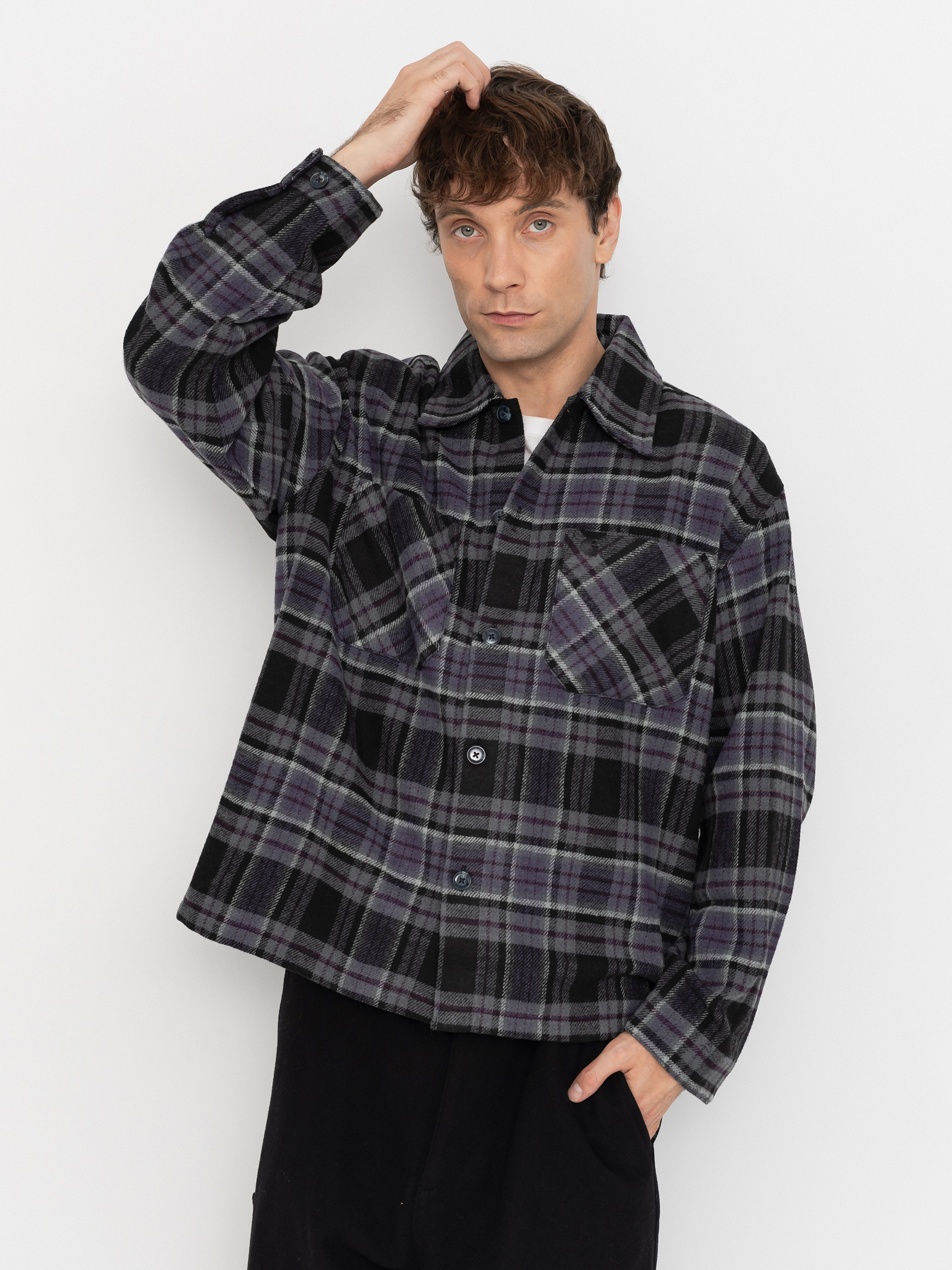 Cămașă Carhartt WIP Parson (parson check shady purple)