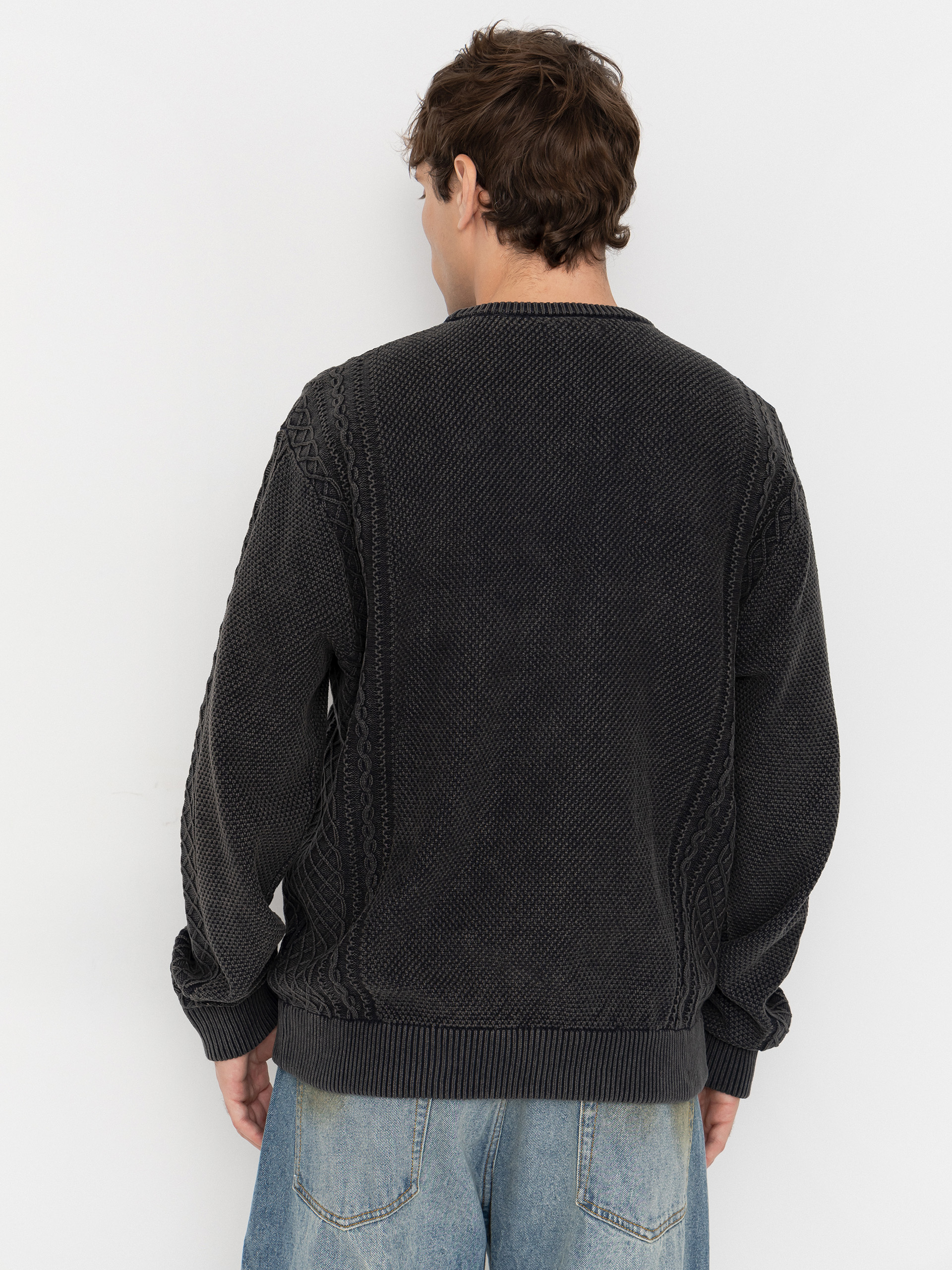 Pulover Iriedaily Vintage Structure (black wash)