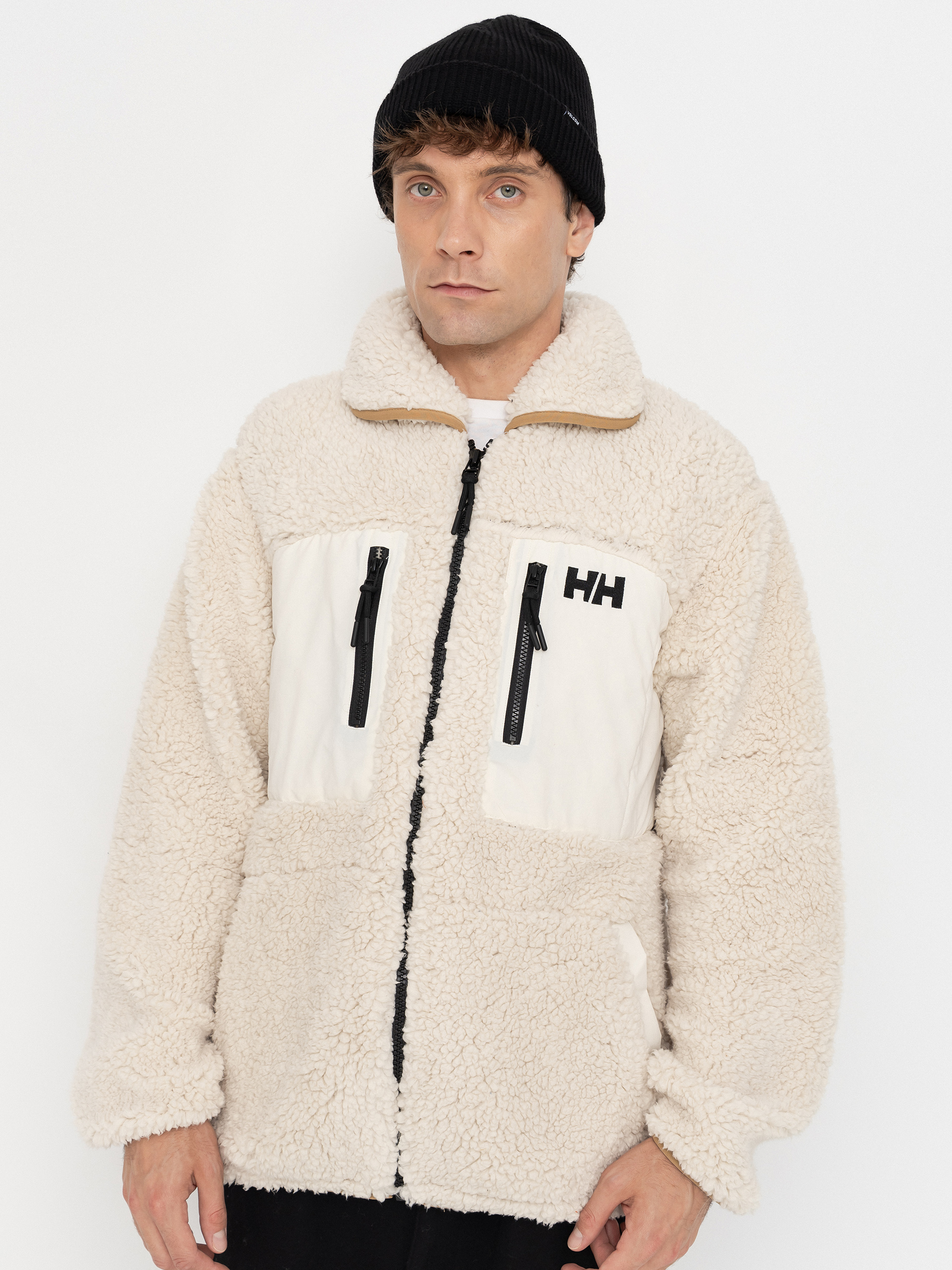 Hanorac din fleece Helly Hansen Moonlit Pile (cream)