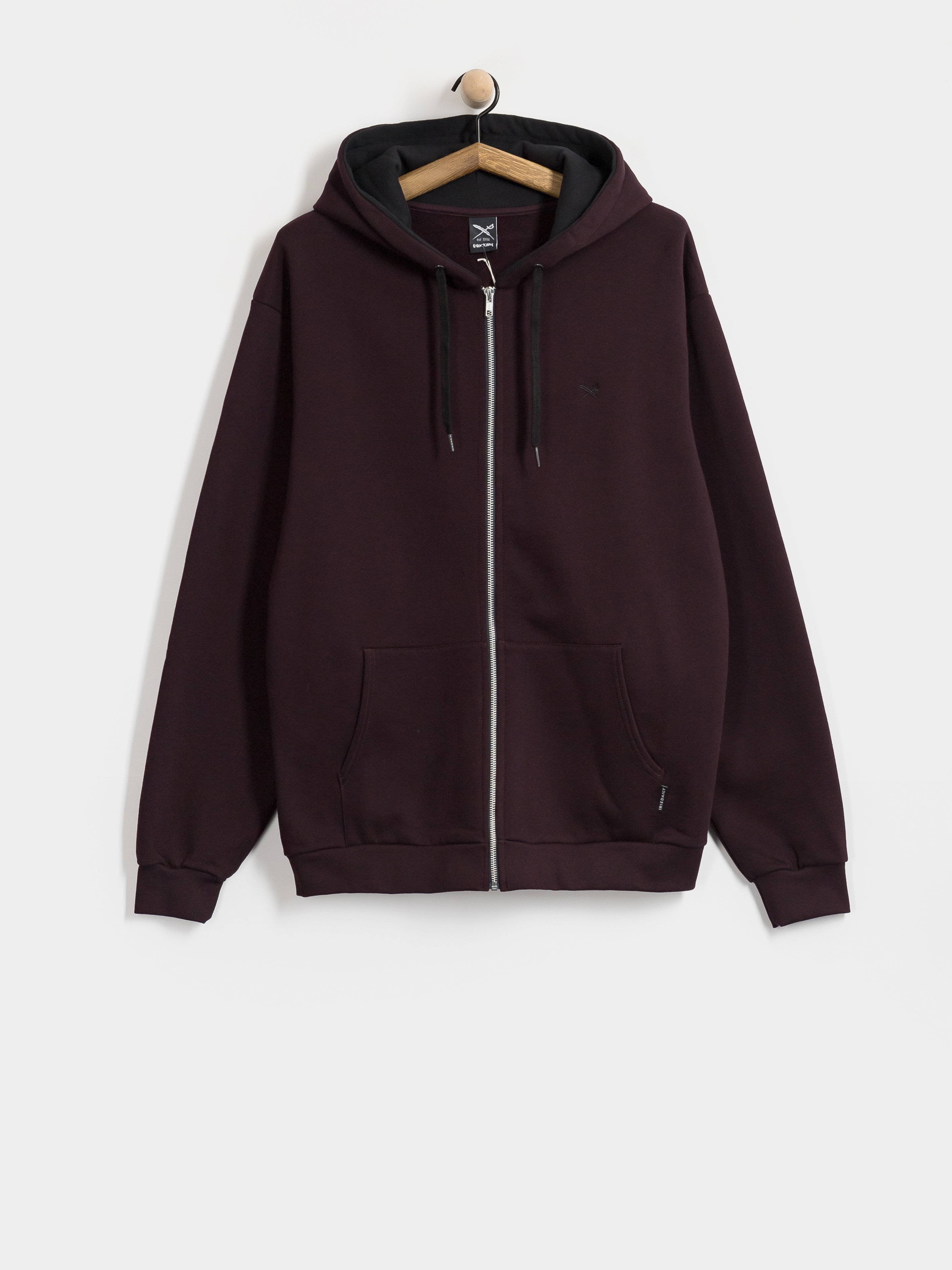 Hanorac cu glugă Iriedaily Mini Flag 2 ZHD (aubergine)