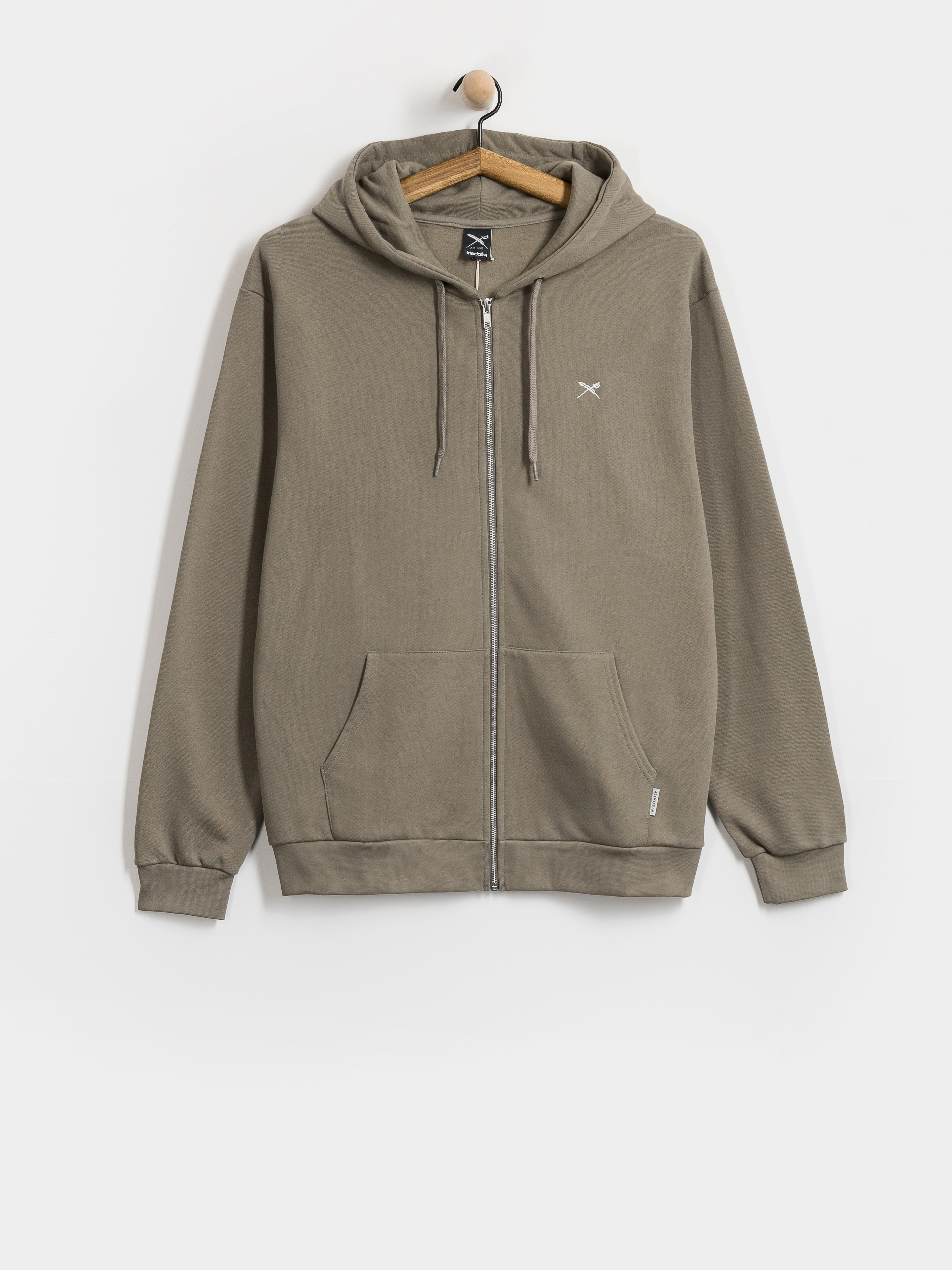 Hanorac cu glugă Iriedaily Mini Flag 2 ZHD (smokey olive)