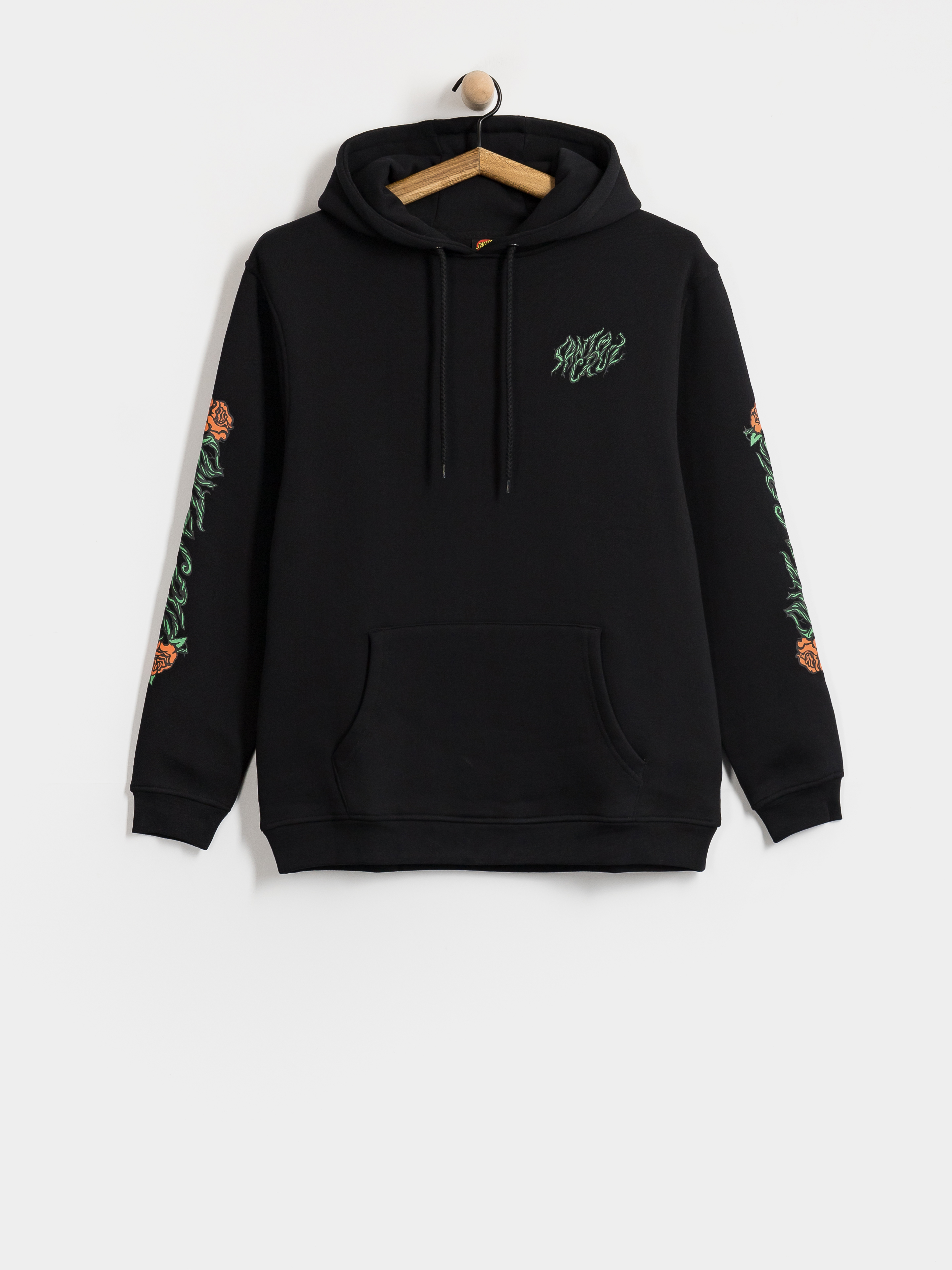 Hanorac cu glugă Santa Cruz Rankine Monster HD (black)