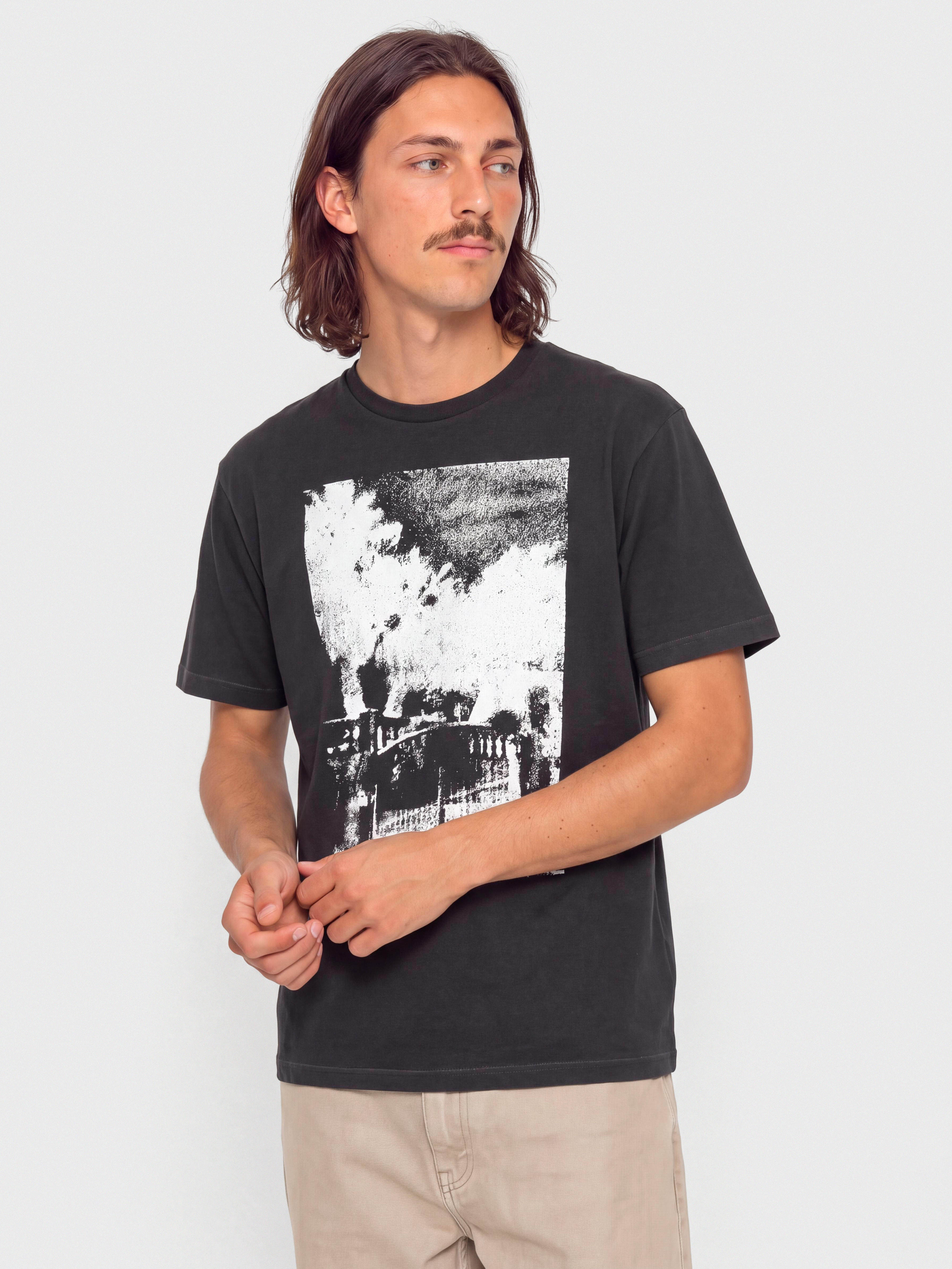 Tricou Polar Skate Band Badalona (silver black)