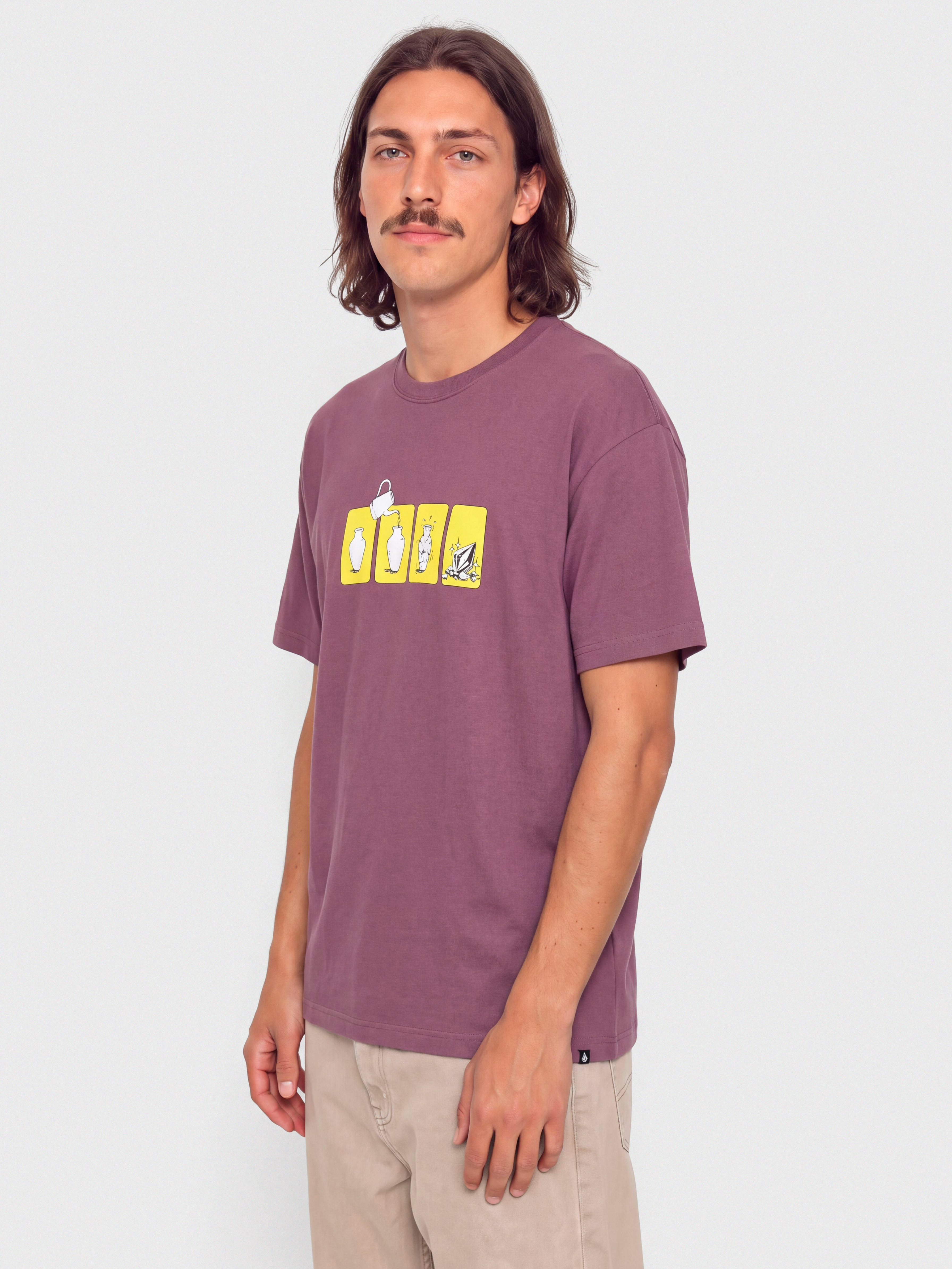 Tricou Volcom Before I Break Lse (orchid)