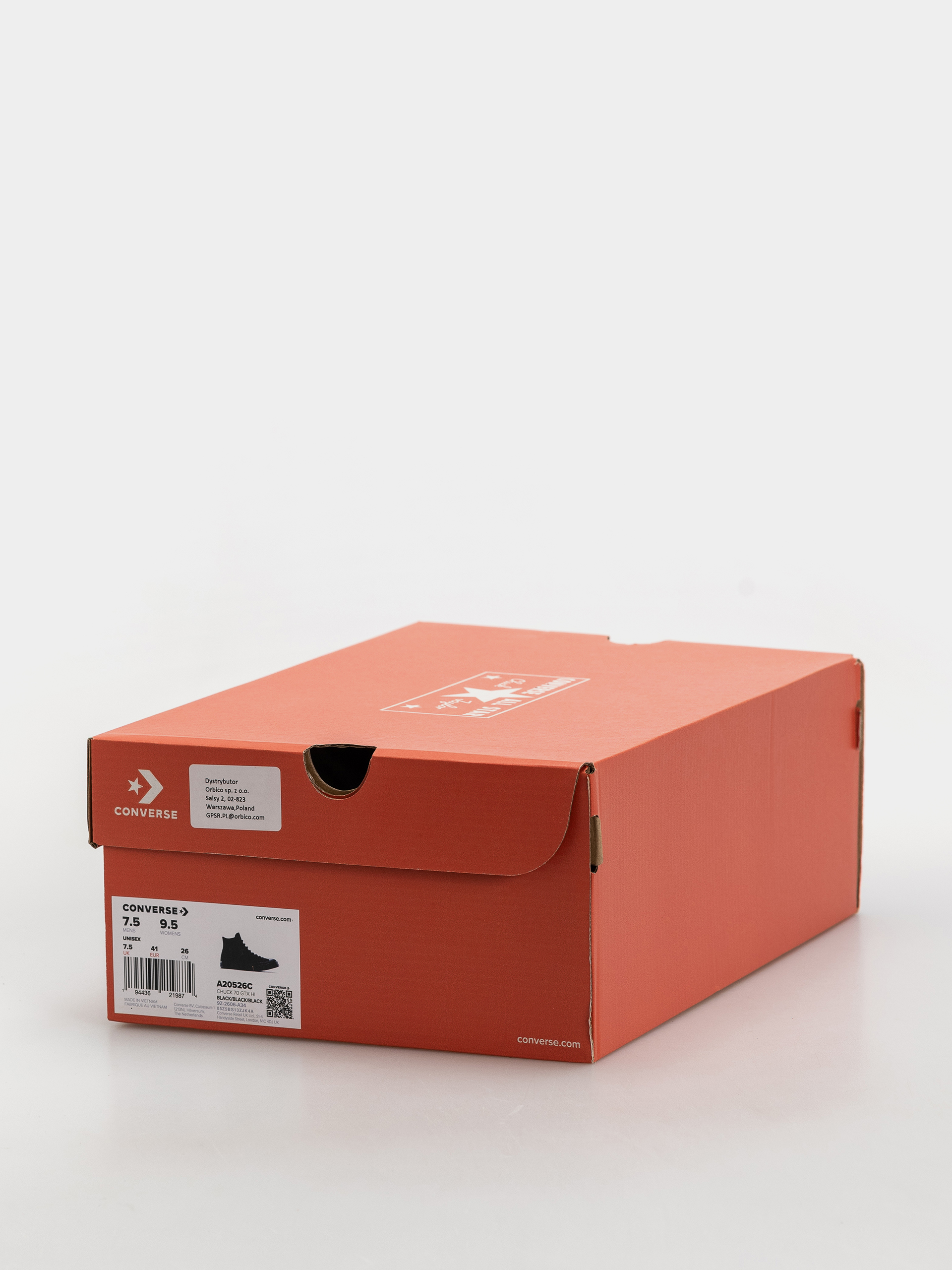Teniși Converse Chuck 70 GTX Hi (black/black/black)