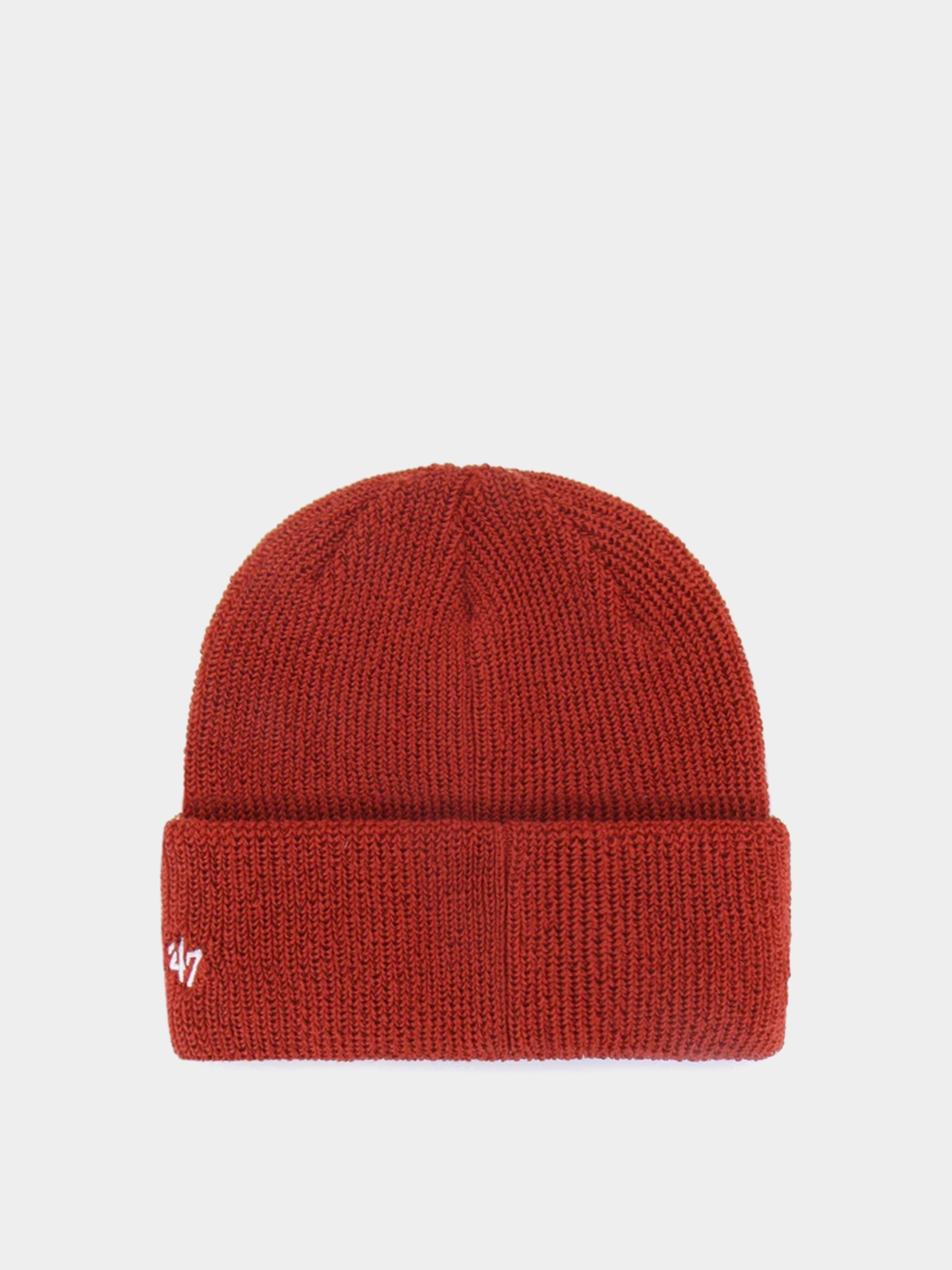 Căciulă 47 Brand X NB Core Cuff Knit (hot tomato w/ white)