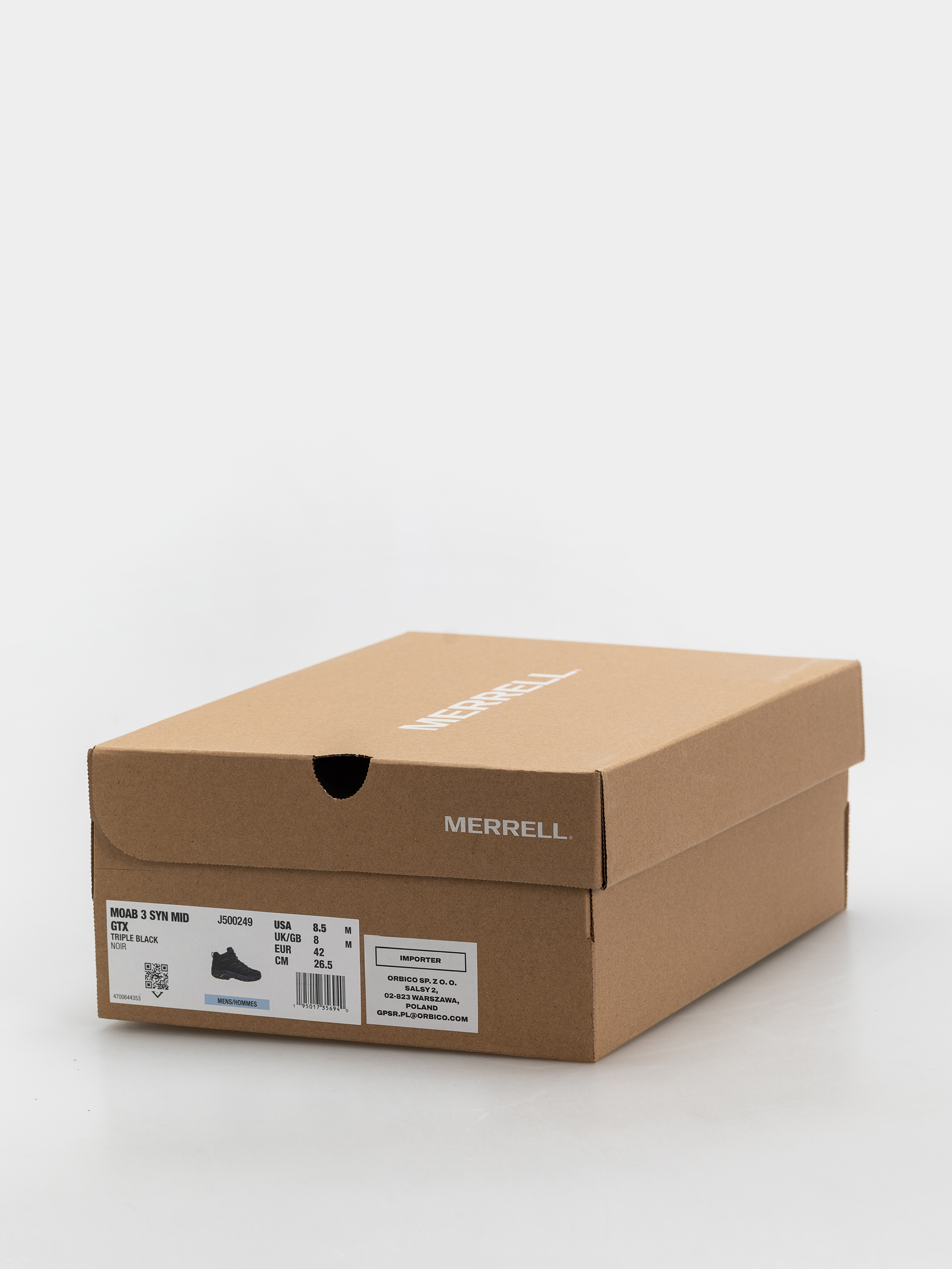 Pantofi Merrell Moab 3 Syn Mid (triple black)
