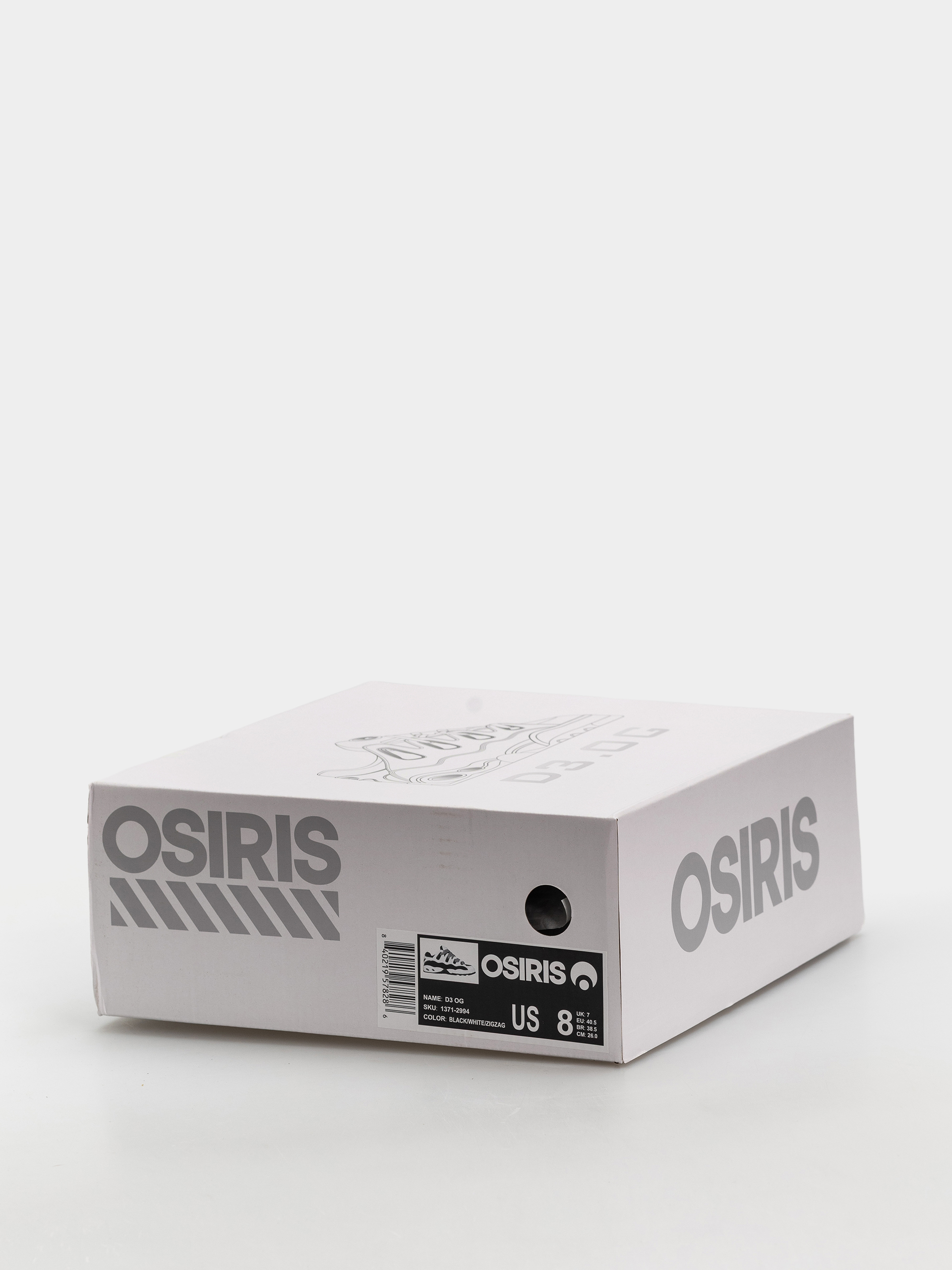 Pantofi Osiris D3 OG (black/white/zigzag)