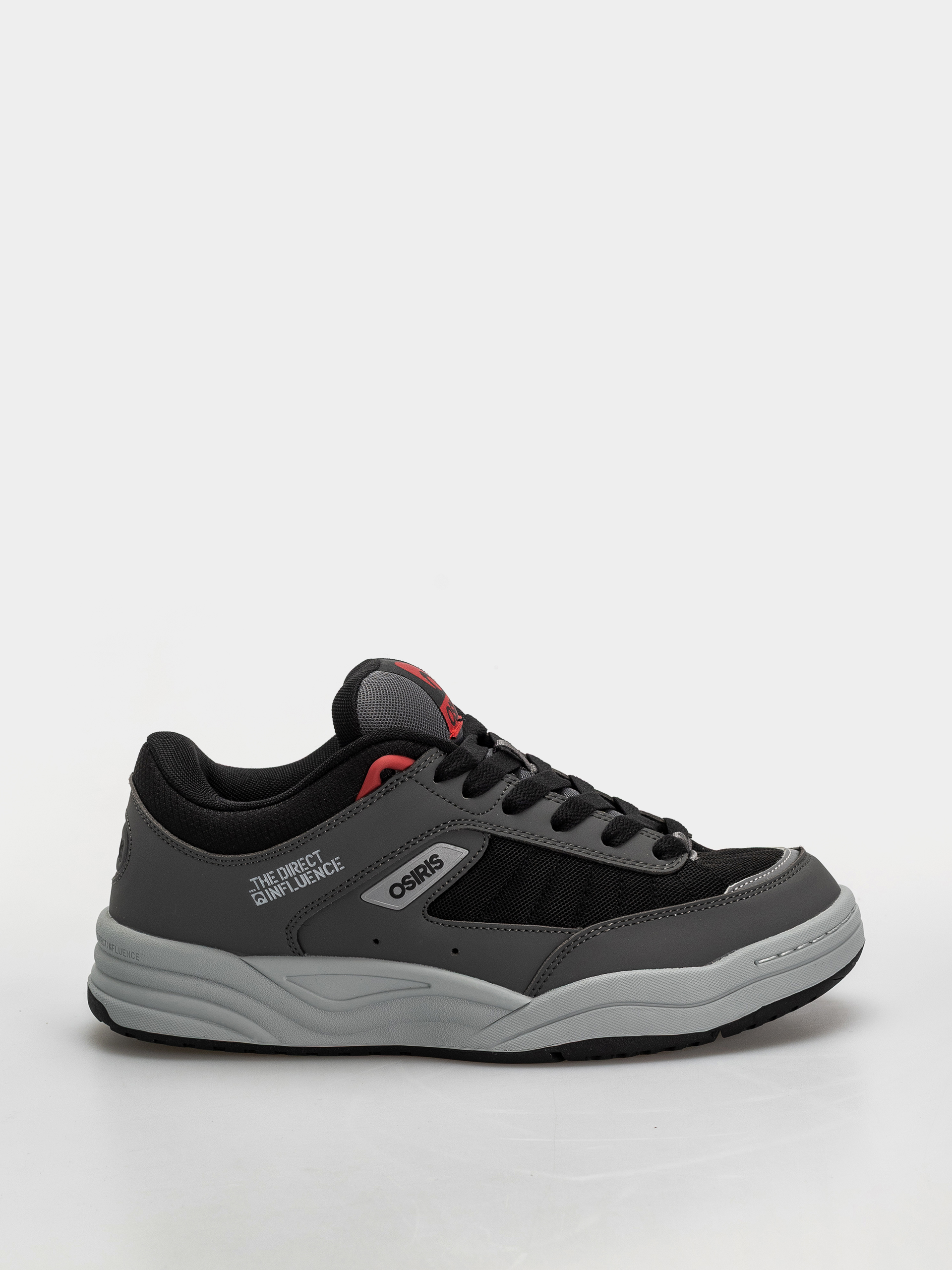 Pantofi Osiris Flux (charcoal/black/red)