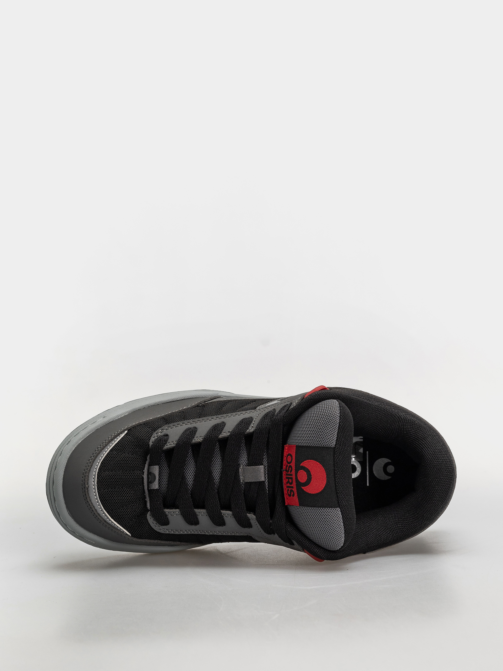 Pantofi Osiris Flux (charcoal/black/red)