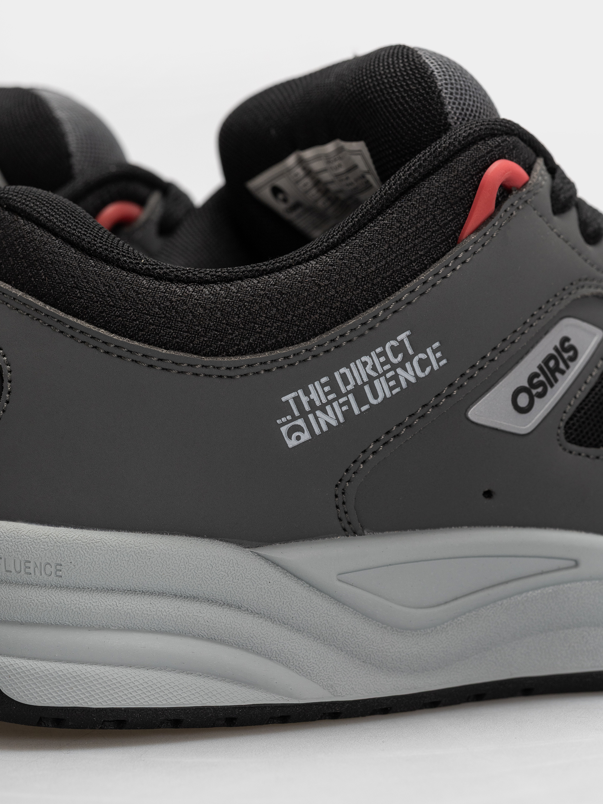 Pantofi Osiris Flux (charcoal/black/red)