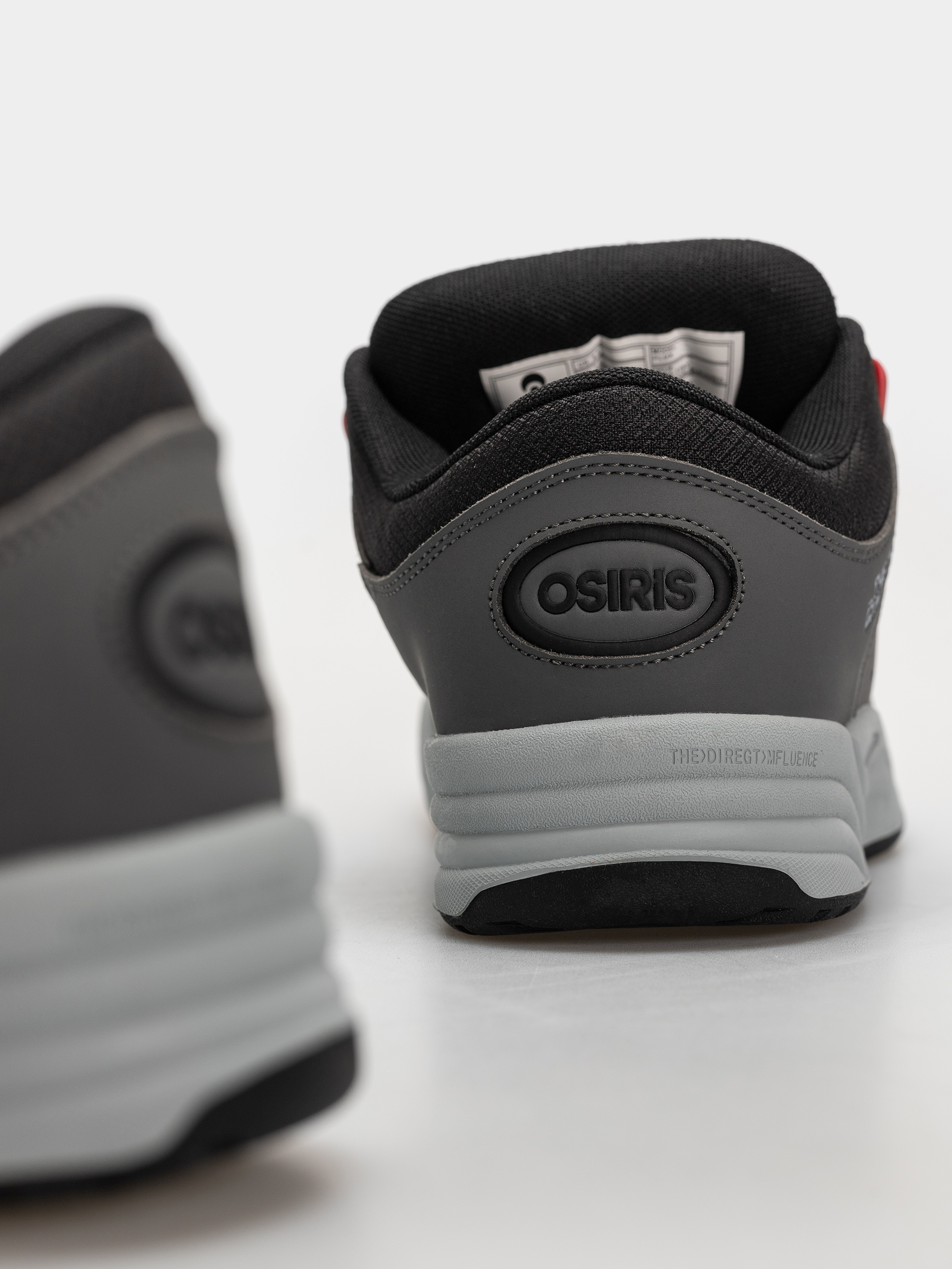 Pantofi Osiris Flux (charcoal/black/red)