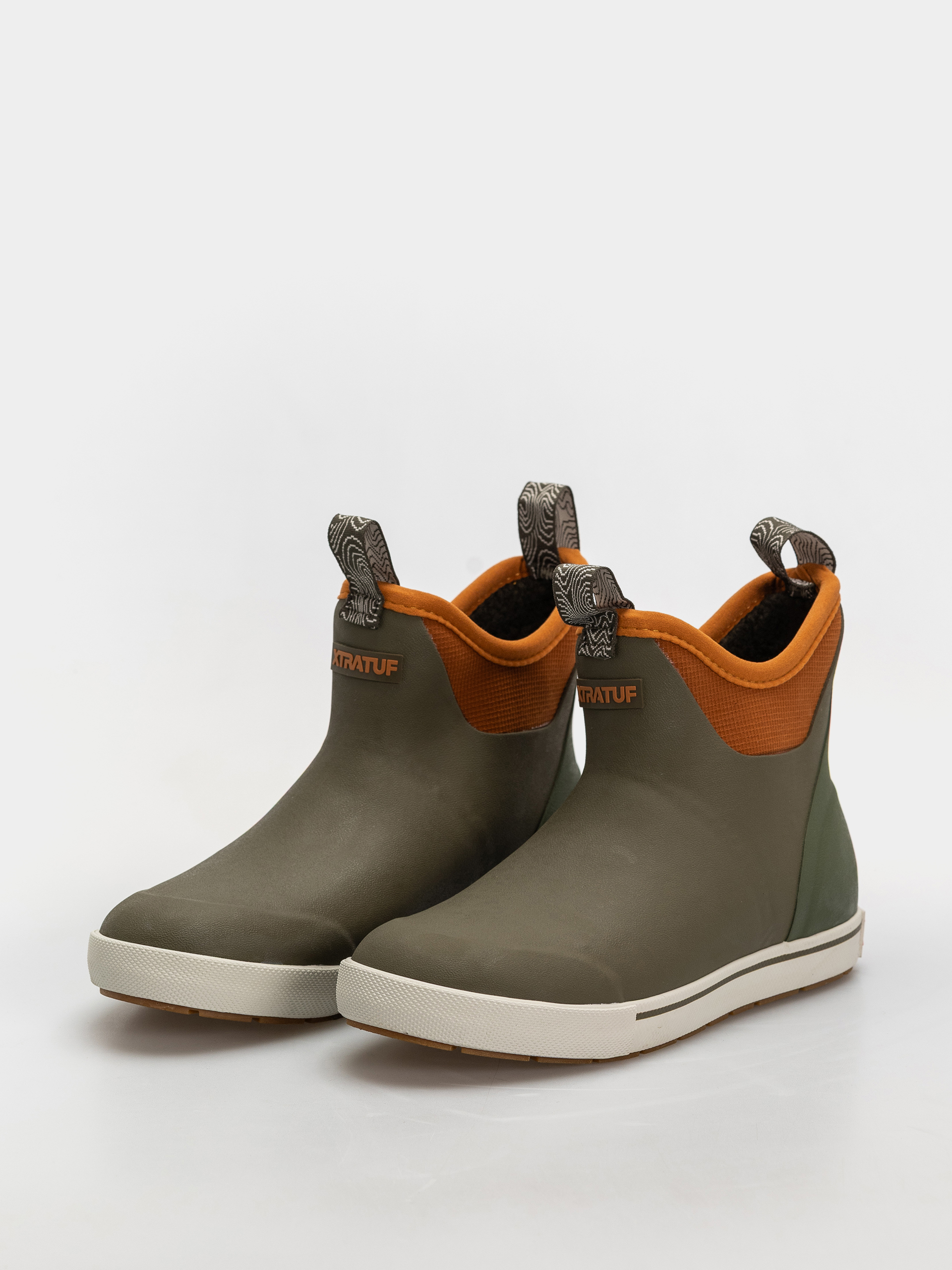 Pantofi Xtratuf Camp Collection Ankle Deck Boot (dark olive spice)