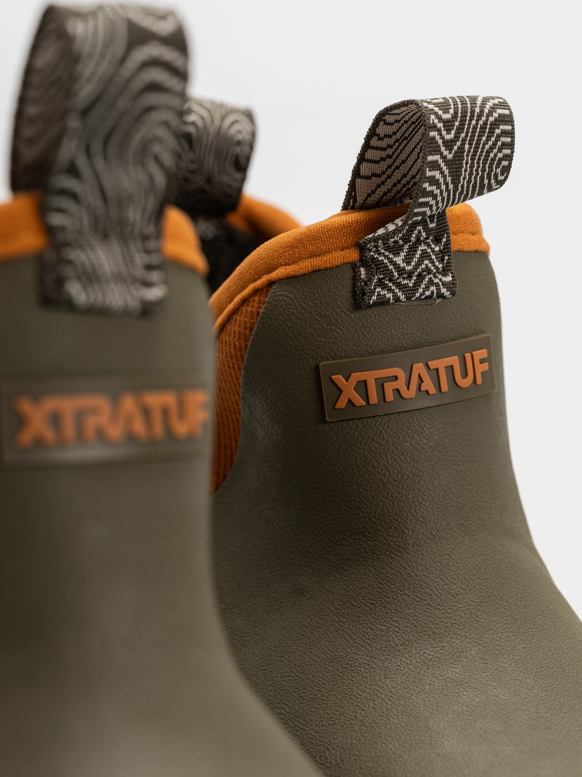 Pantofi Xtratuf Camp Collection Ankle Deck Boot (dark olive spice)