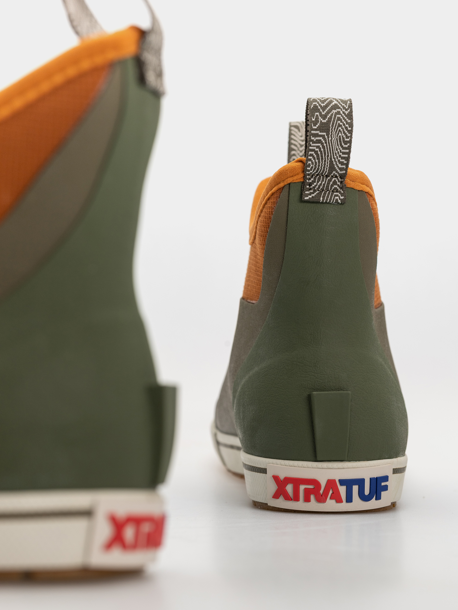 Pantofi Xtratuf Camp Collection Ankle Deck Boot (dark olive spice)