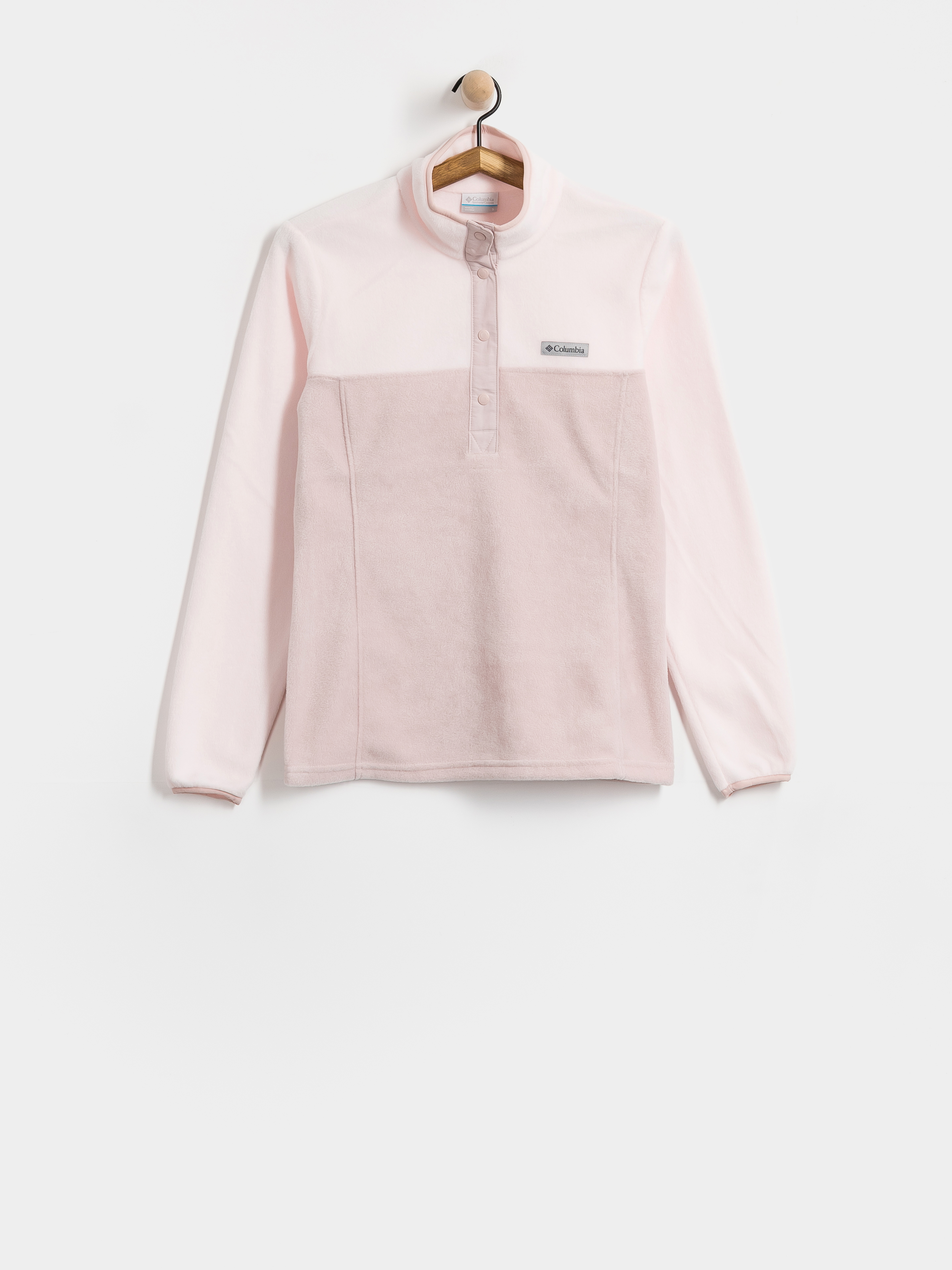 Hanorac din fleece Columbia Benton Springs 1/2 Snap Pull Over II Wmn (mineral pink/powder pink)