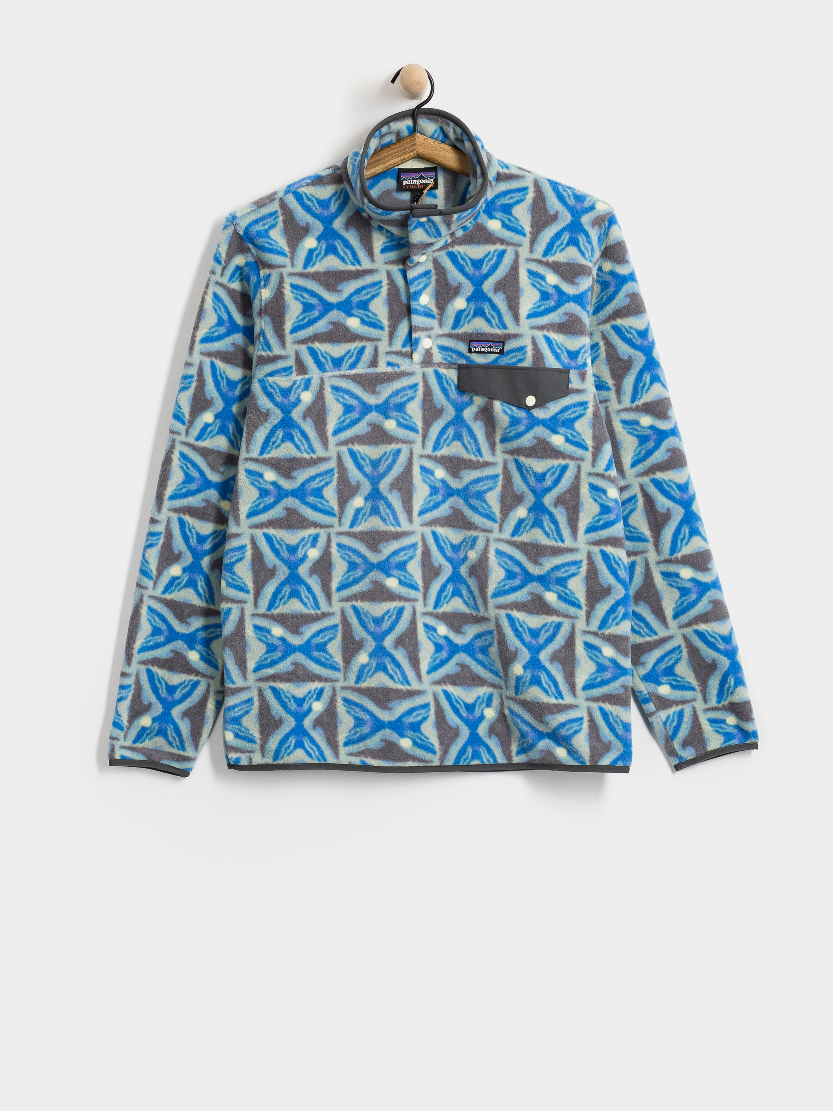 Hanorac din fleece Patagonia LW Synch Snap T (deep freeze forge grey)
