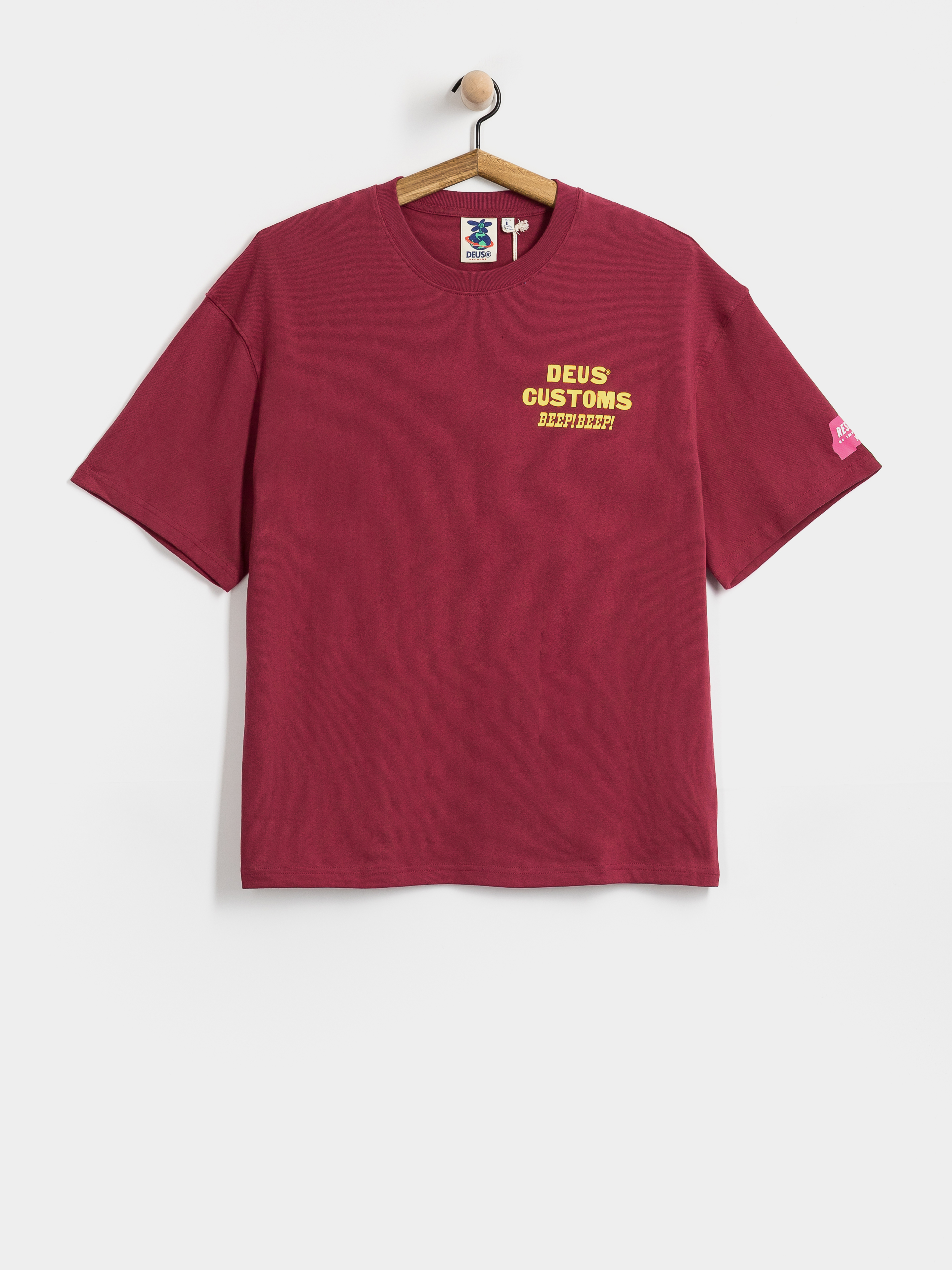 Tricou Deus Ex Machina Bloomers Os (biking red)
