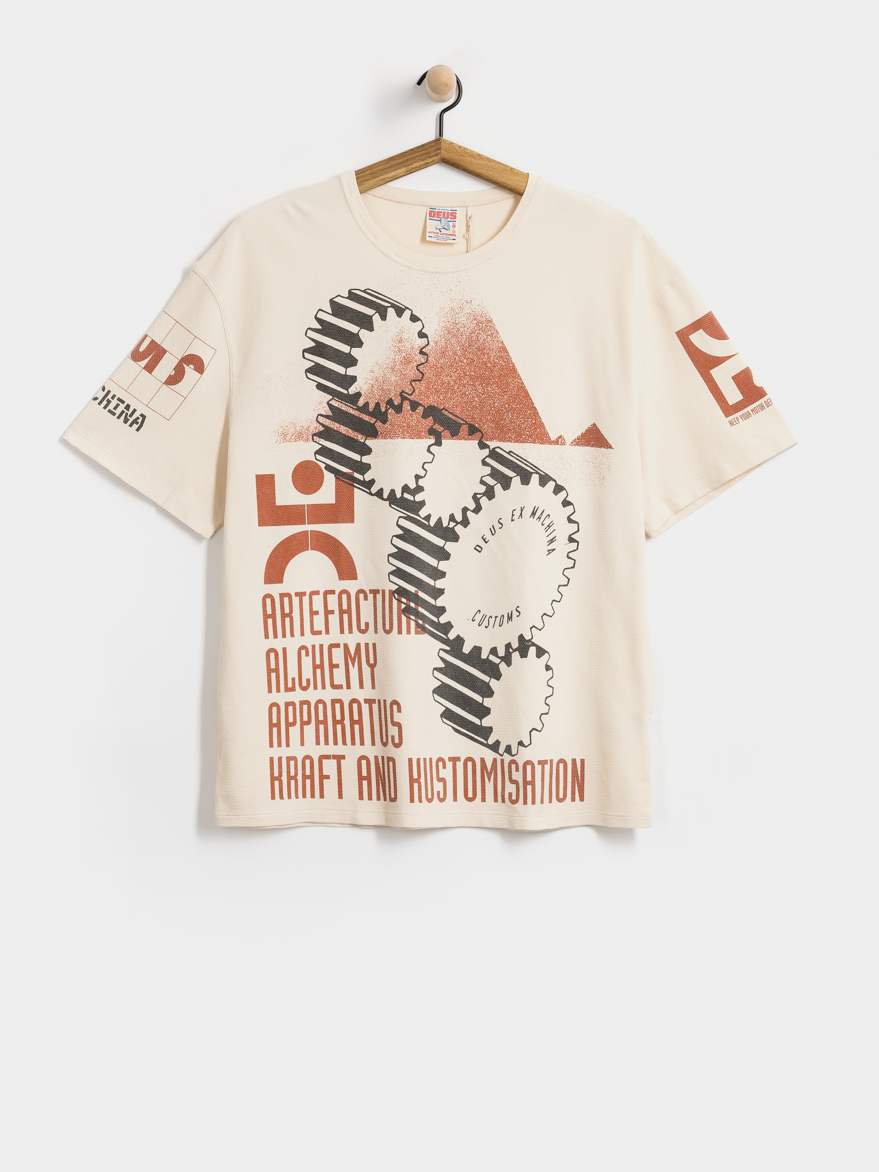 Tricou Deus Ex Machina Merz (dirty white)