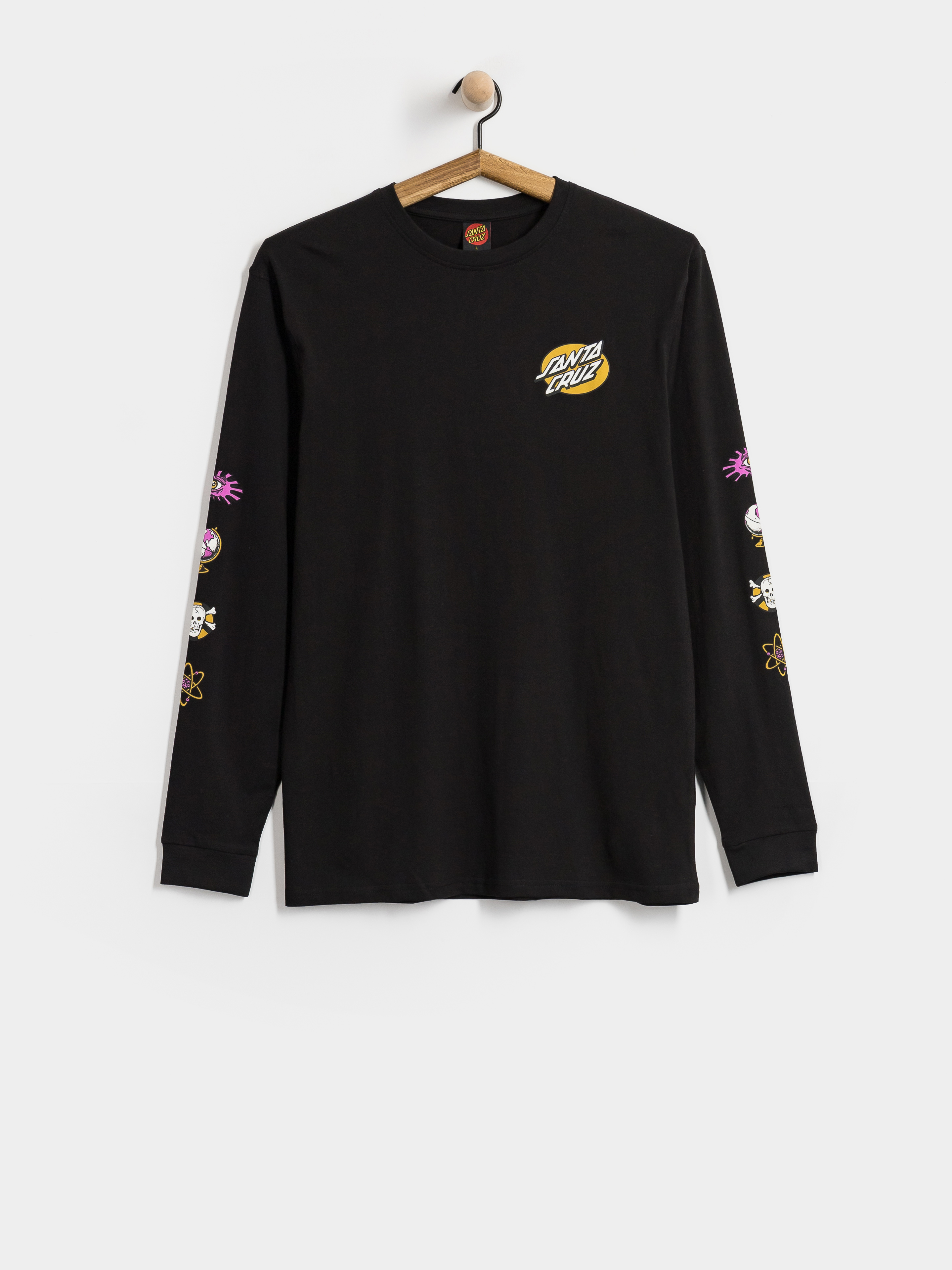 Longsleeve Santa Cruz Knibbs Cryptic (black)