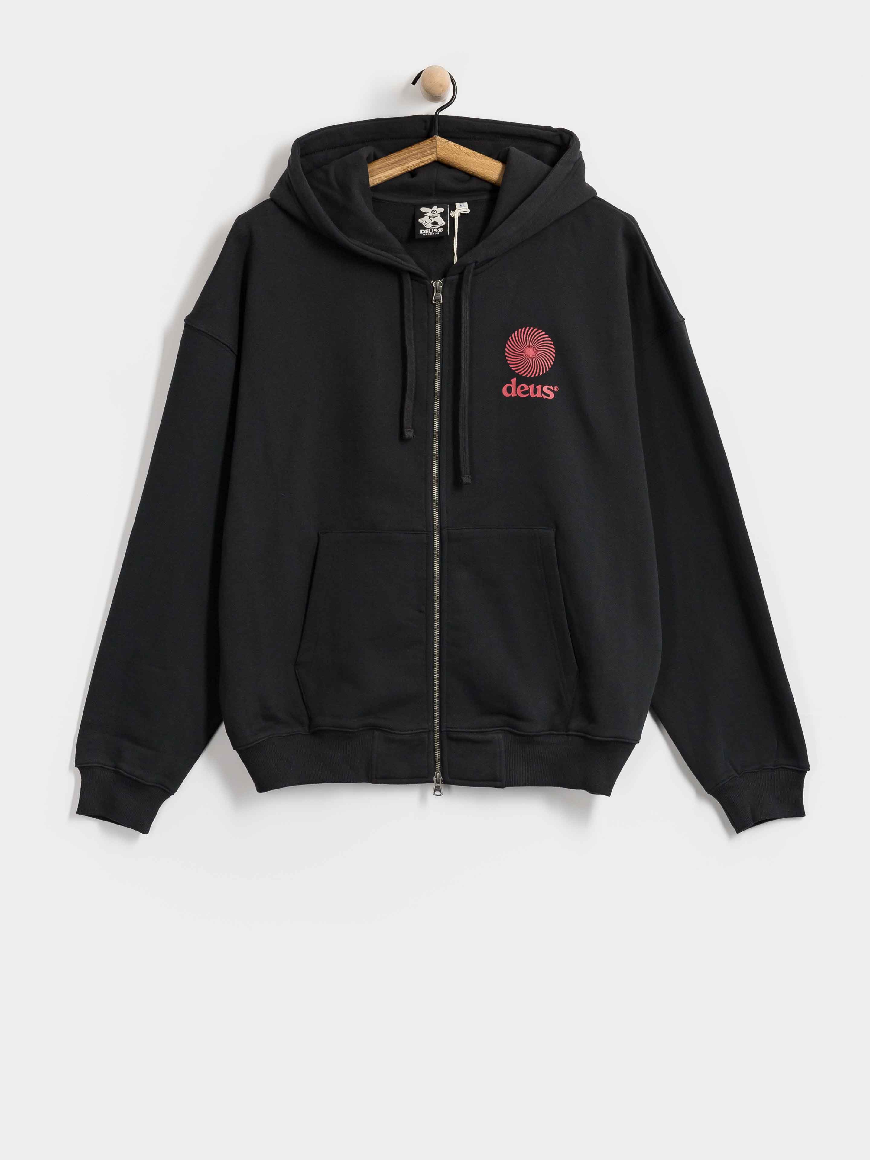 Hanorac cu glugă Deus Ex Machina Strata ZHD (black)