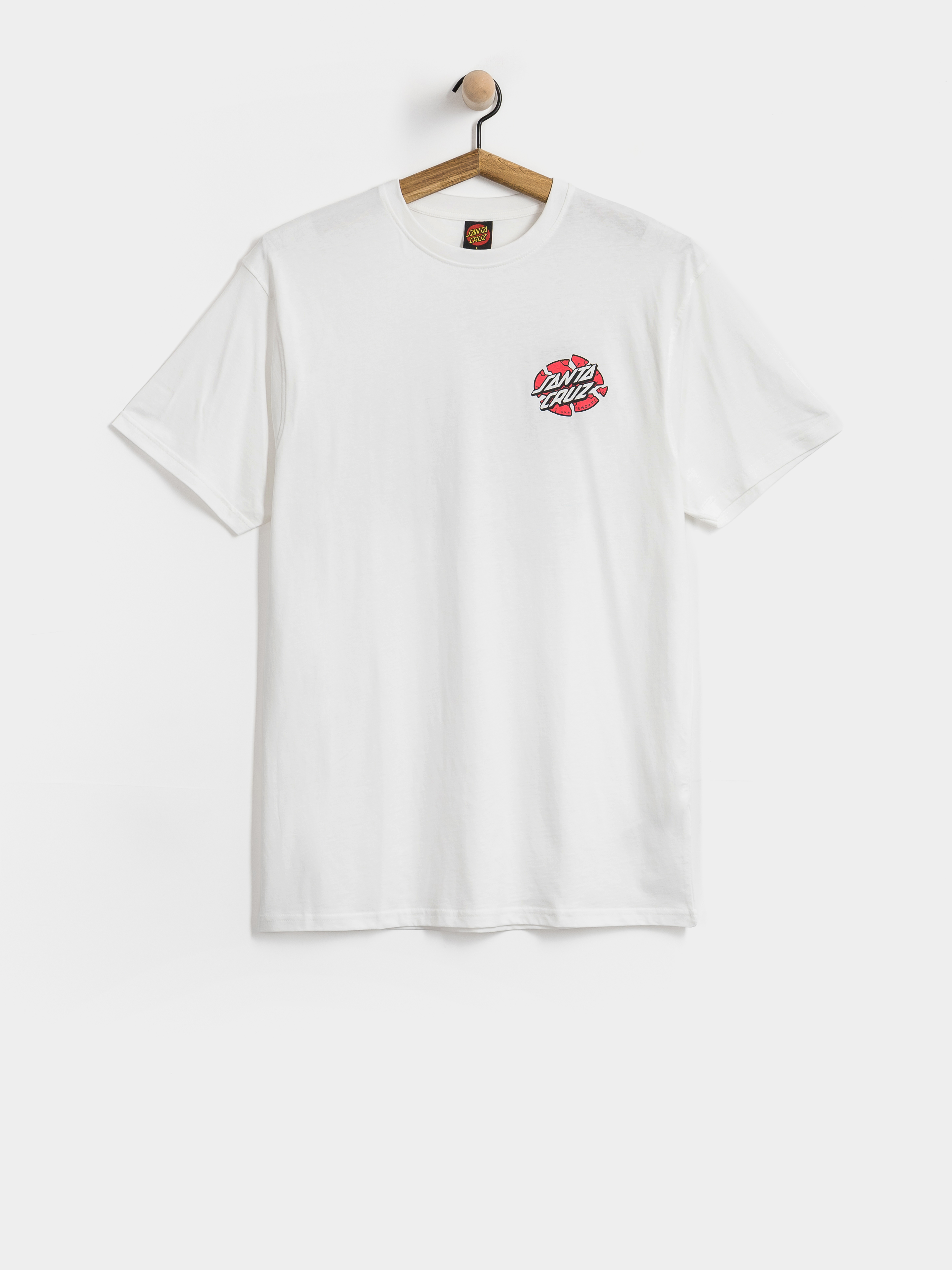 Tricou Santa Cruz Grabke Exploding Dot (white)