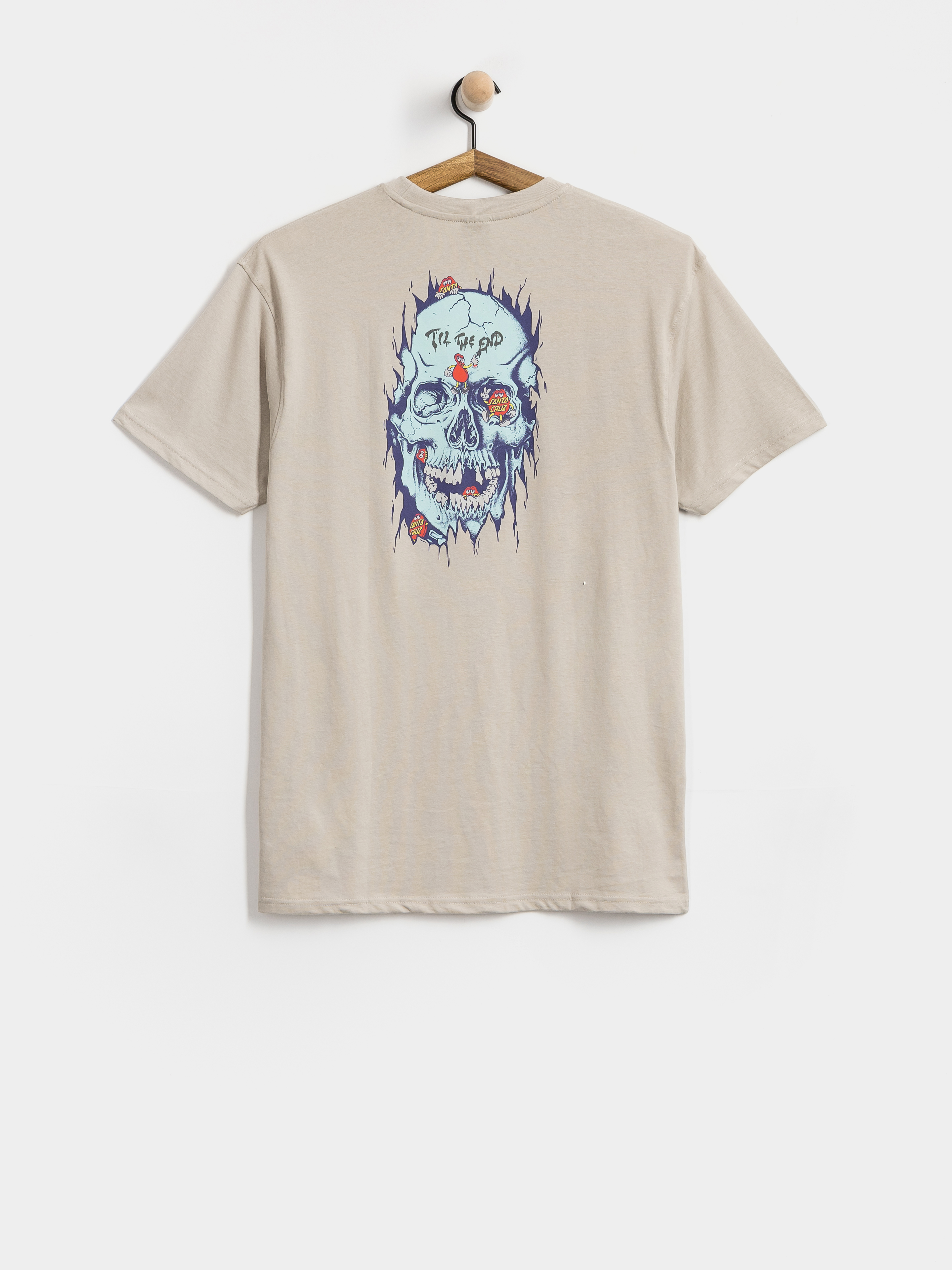 Tricou Santa Cruz Dot Dudes (warm grey)