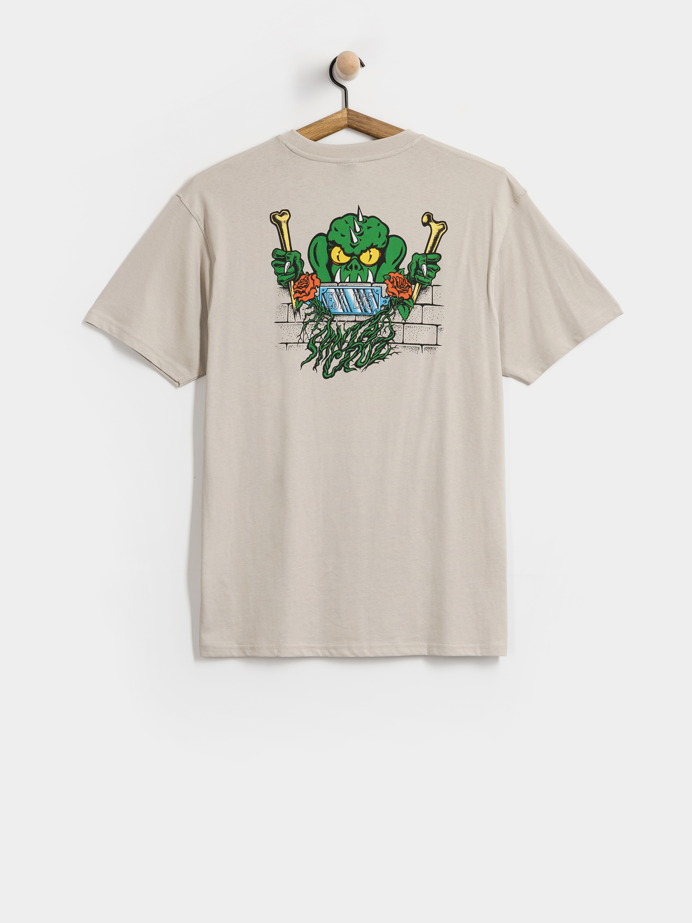 Tricou Santa Cruz Rankine Monster (warm grey)