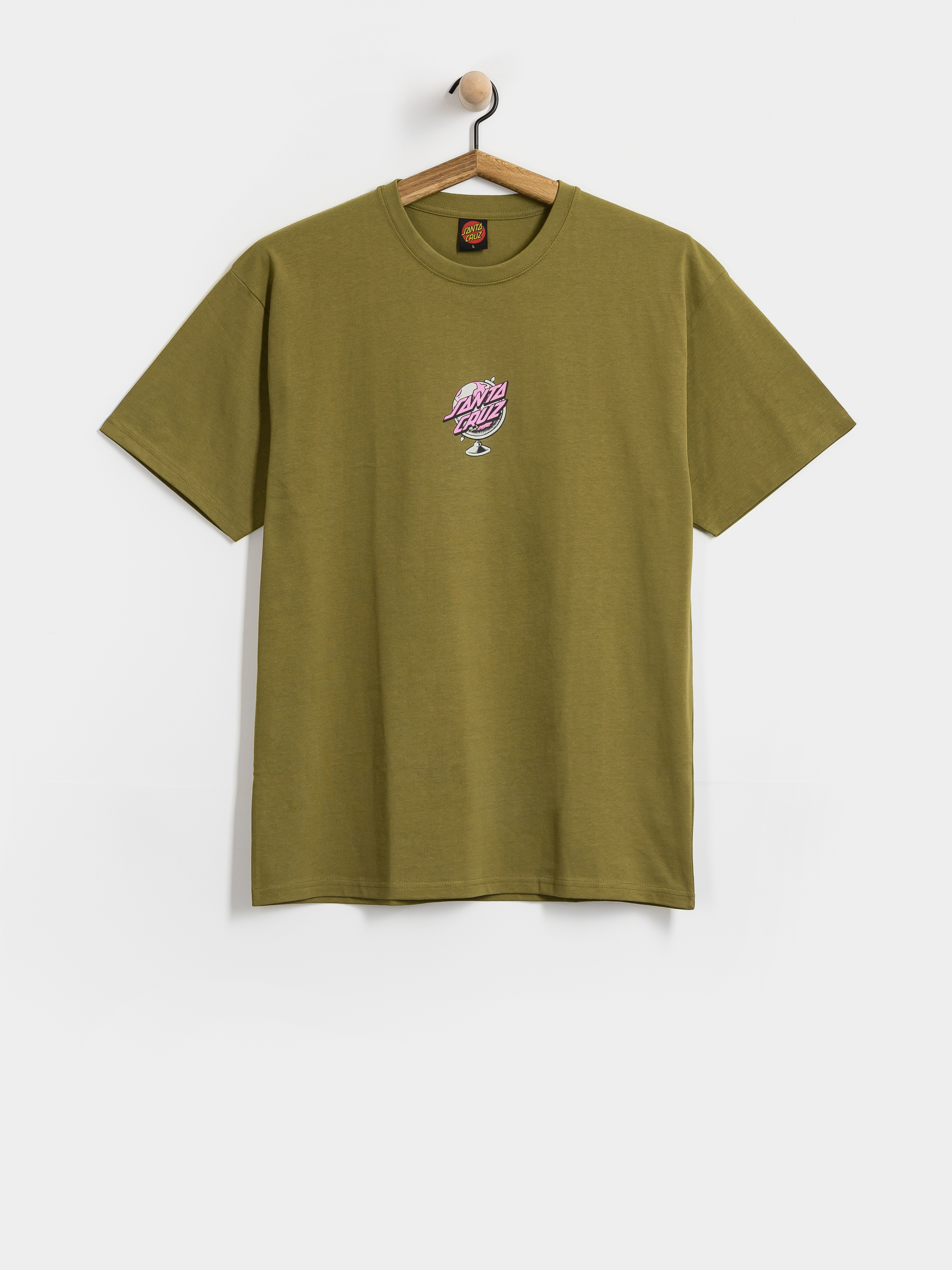 Tricou Santa Cruz Knibbs Cryptic World Centre (deep olive)