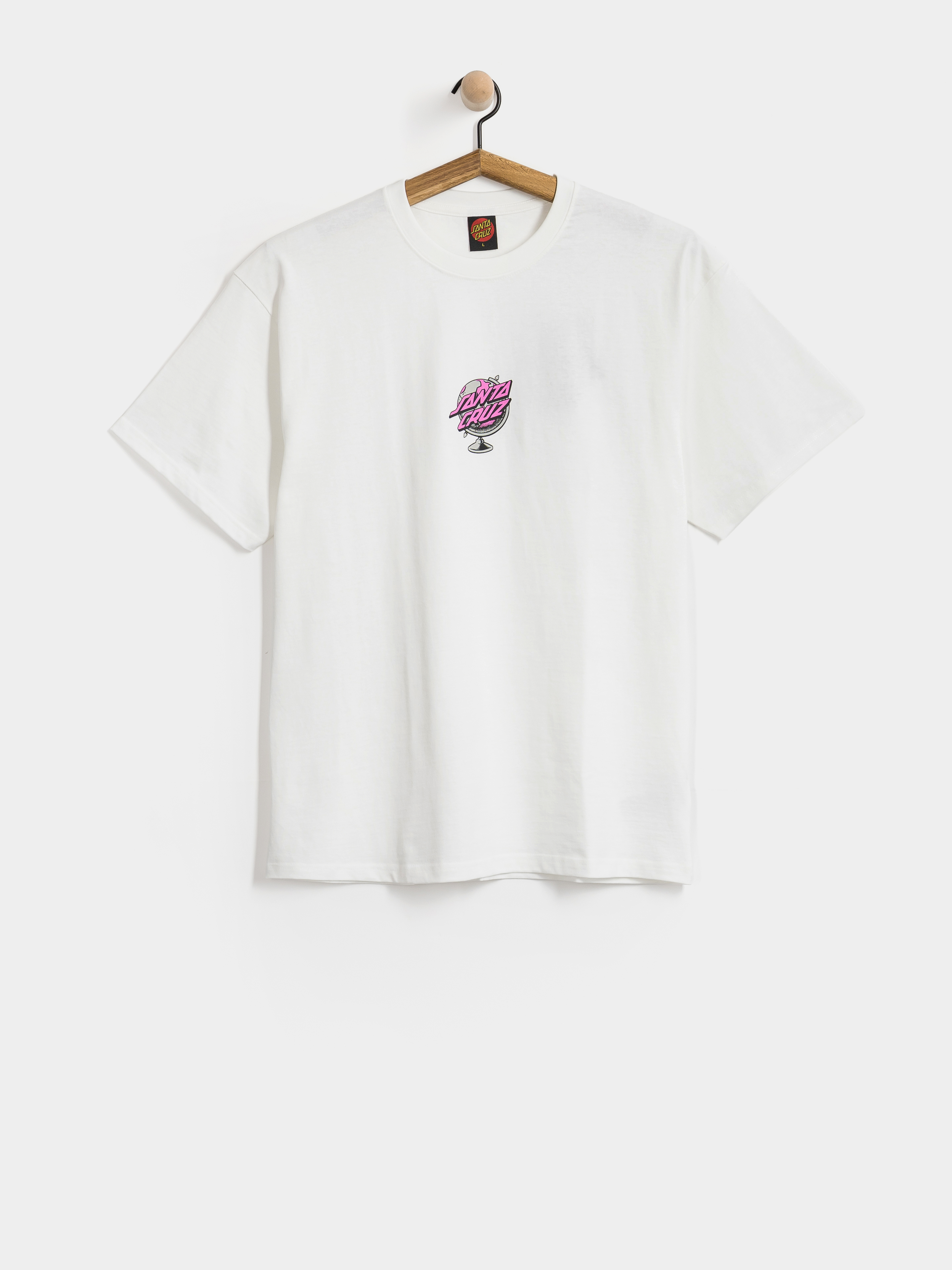 Tricou Santa Cruz Knibbs Cryptic World Centre (white)