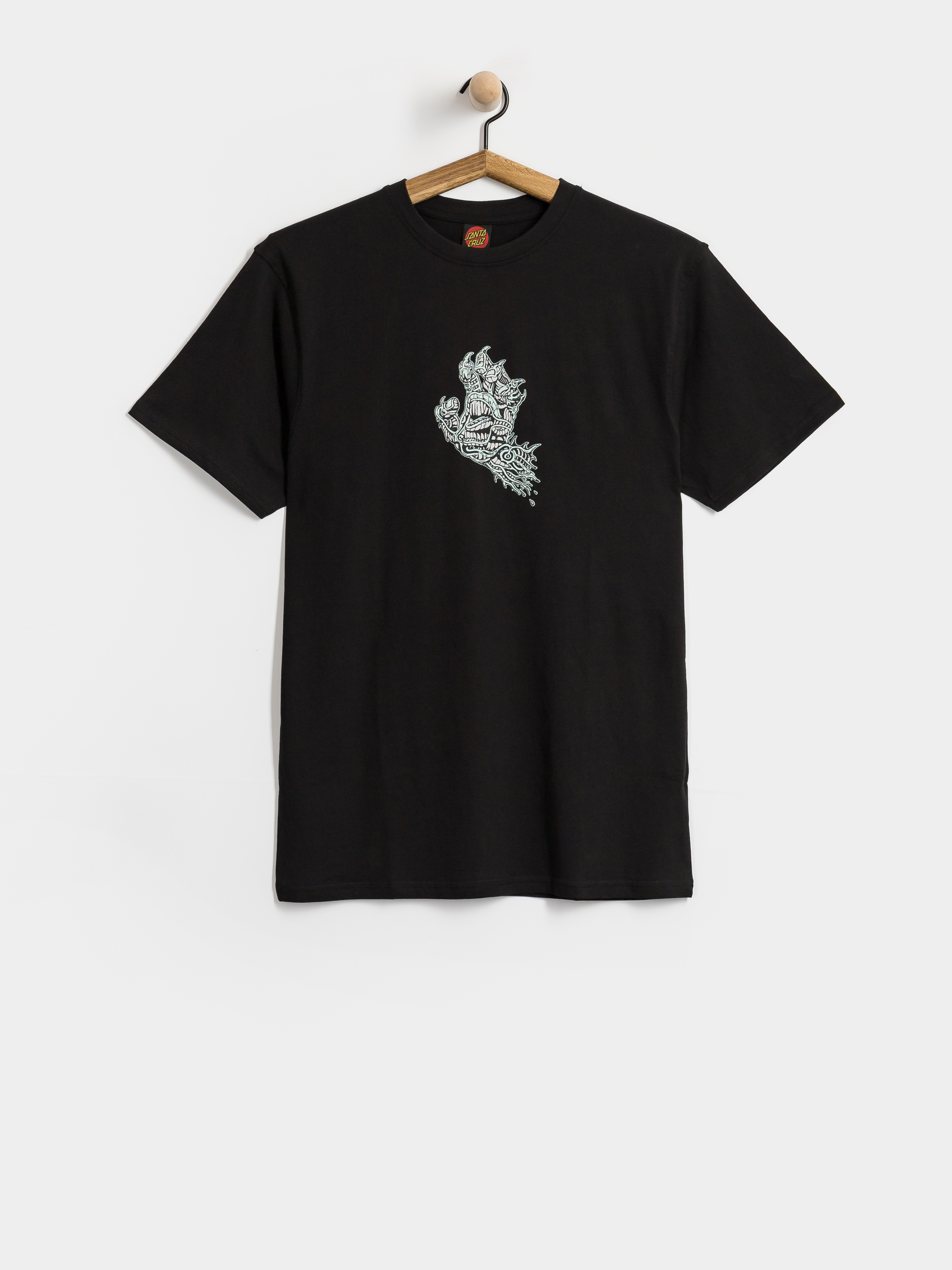 Tricou Santa Cruz Scourge Hand Front (black)