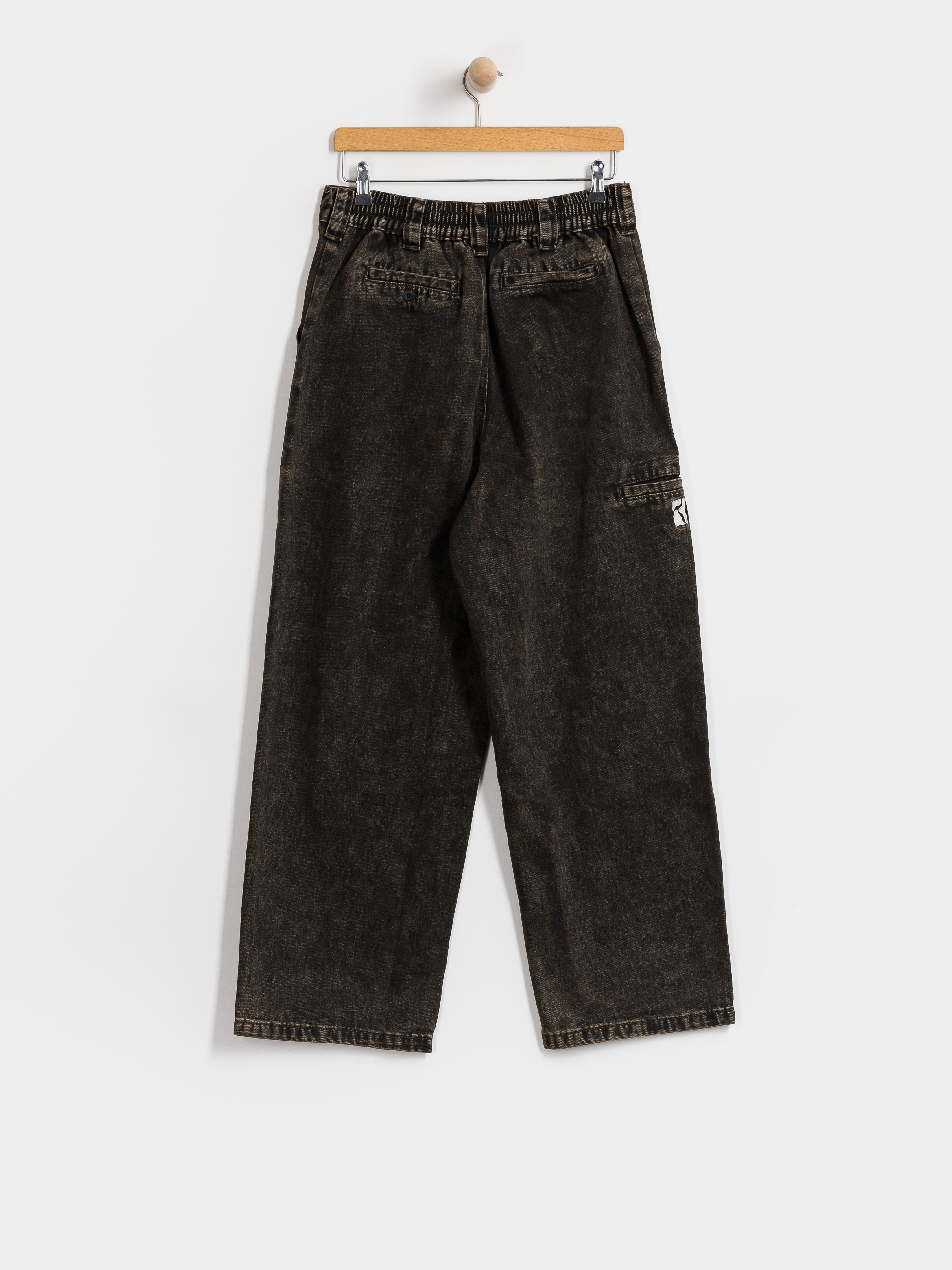 Pantaloni Poetic Collective Painter (brown acid denim wash)