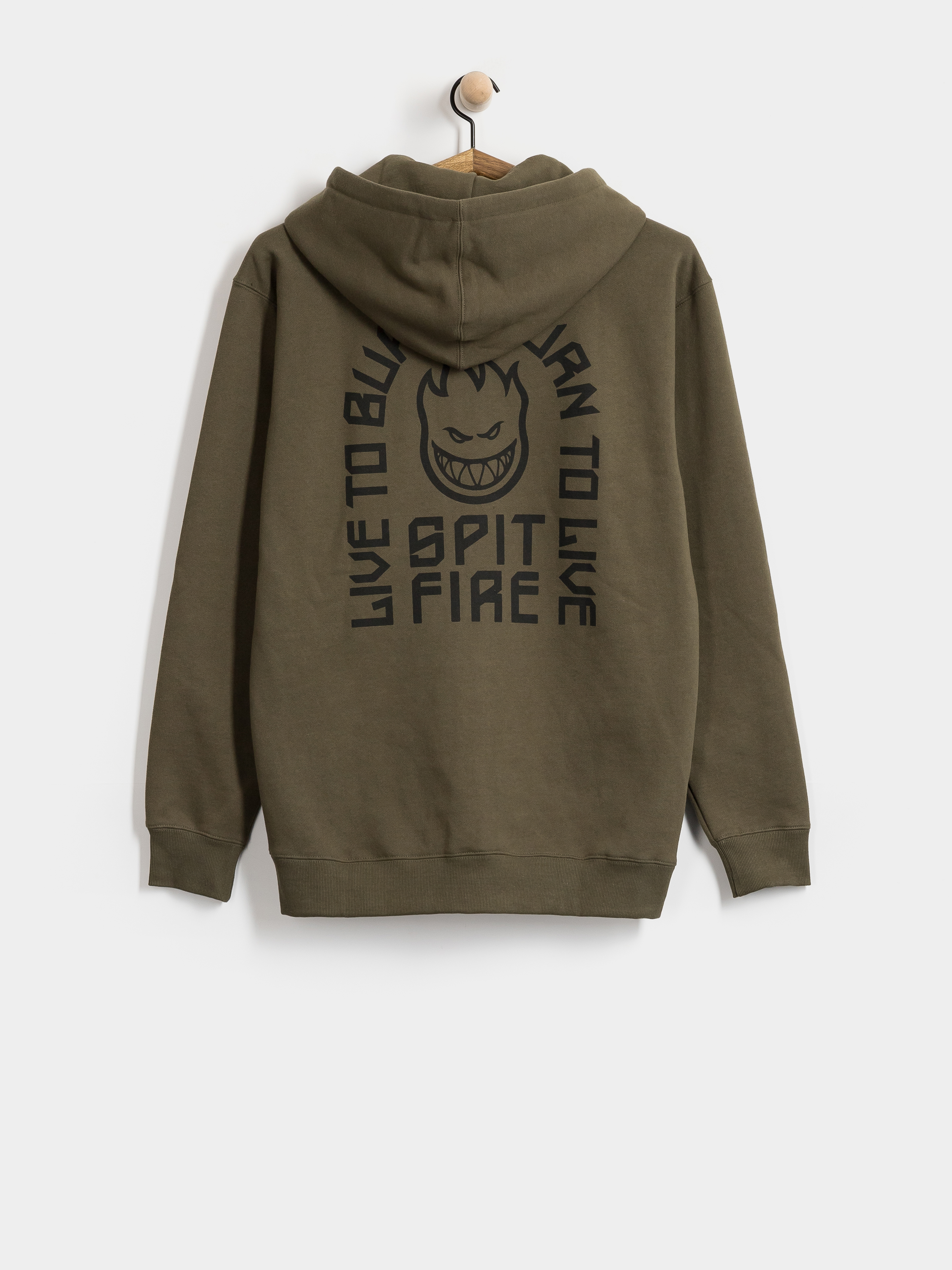 Hanorac cu glugă Spitfire Ltb Arch Emb ZHD (olive)