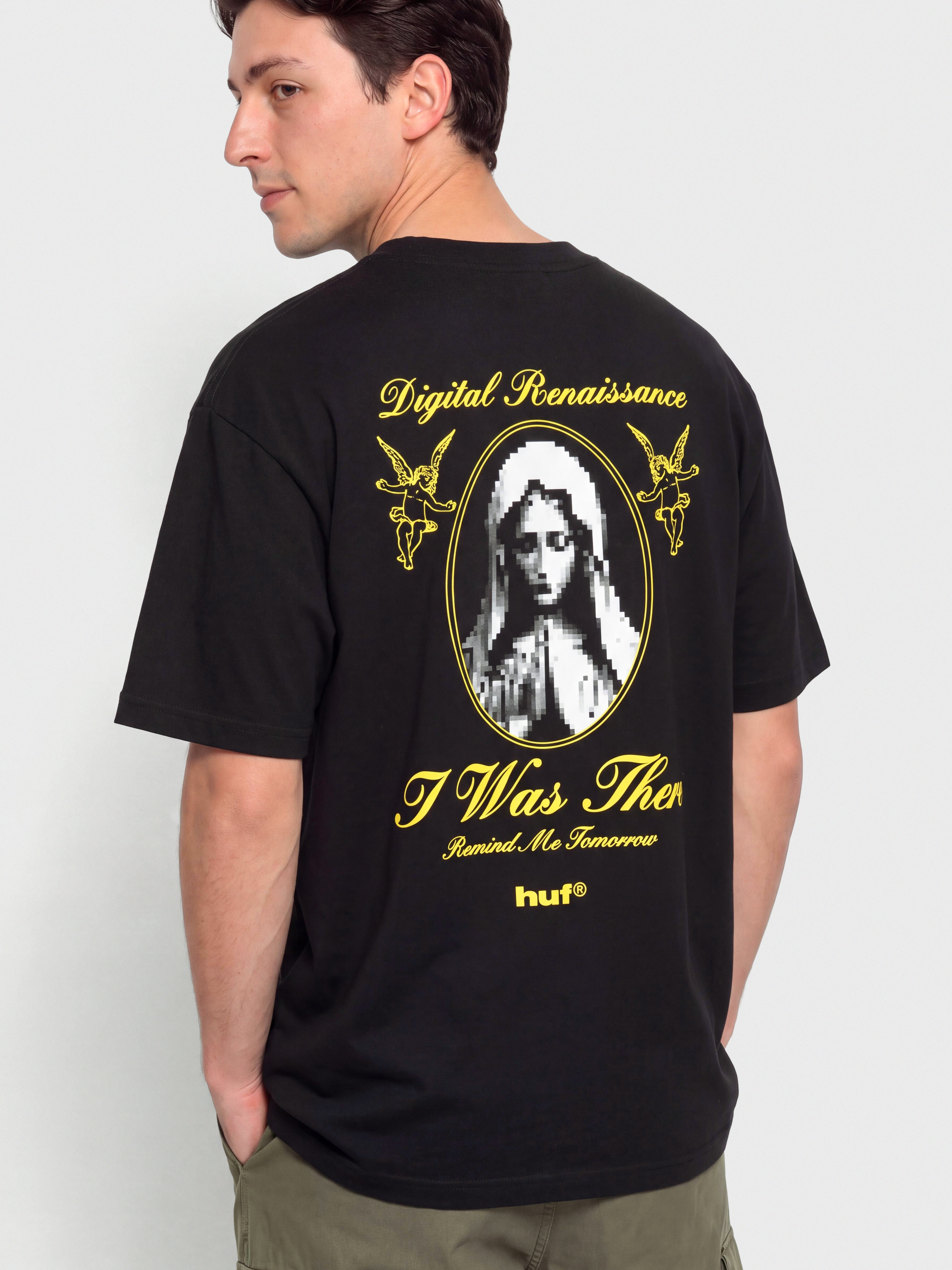 Tricou HUF Digital Renaissance (black)