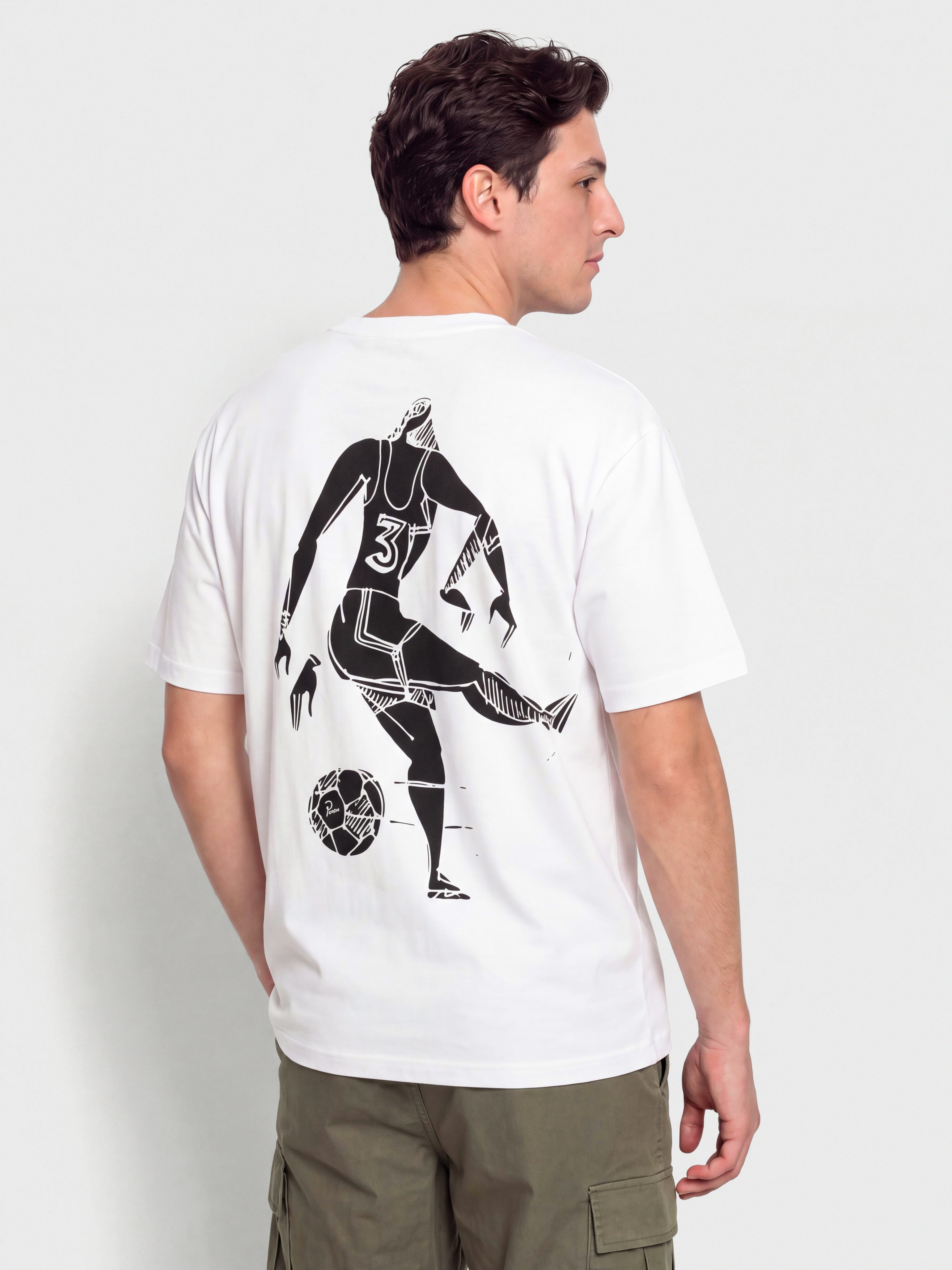 Tricou by Parra Kicked Around (white)
