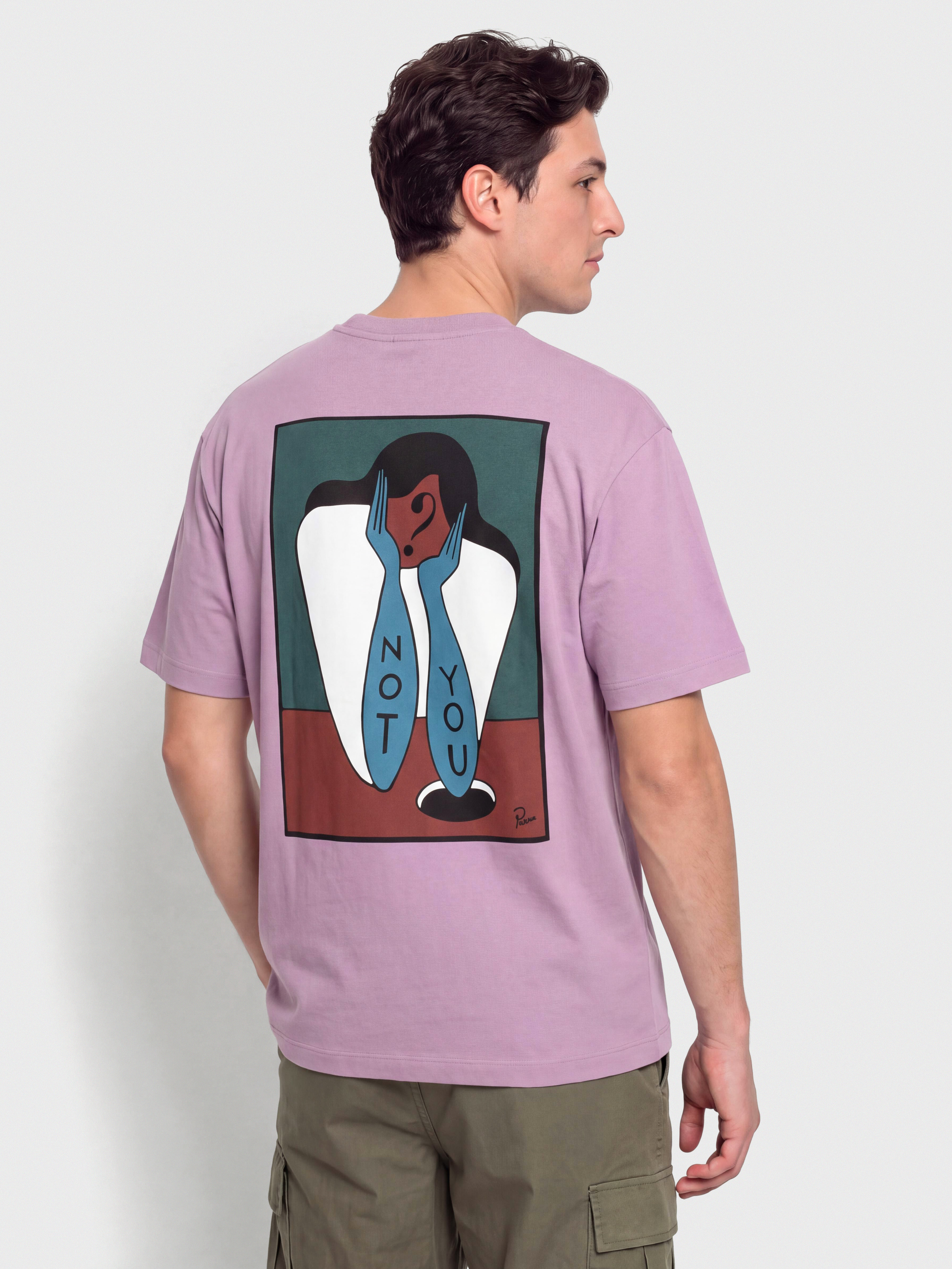 Tricou by Parra Not You (purple)